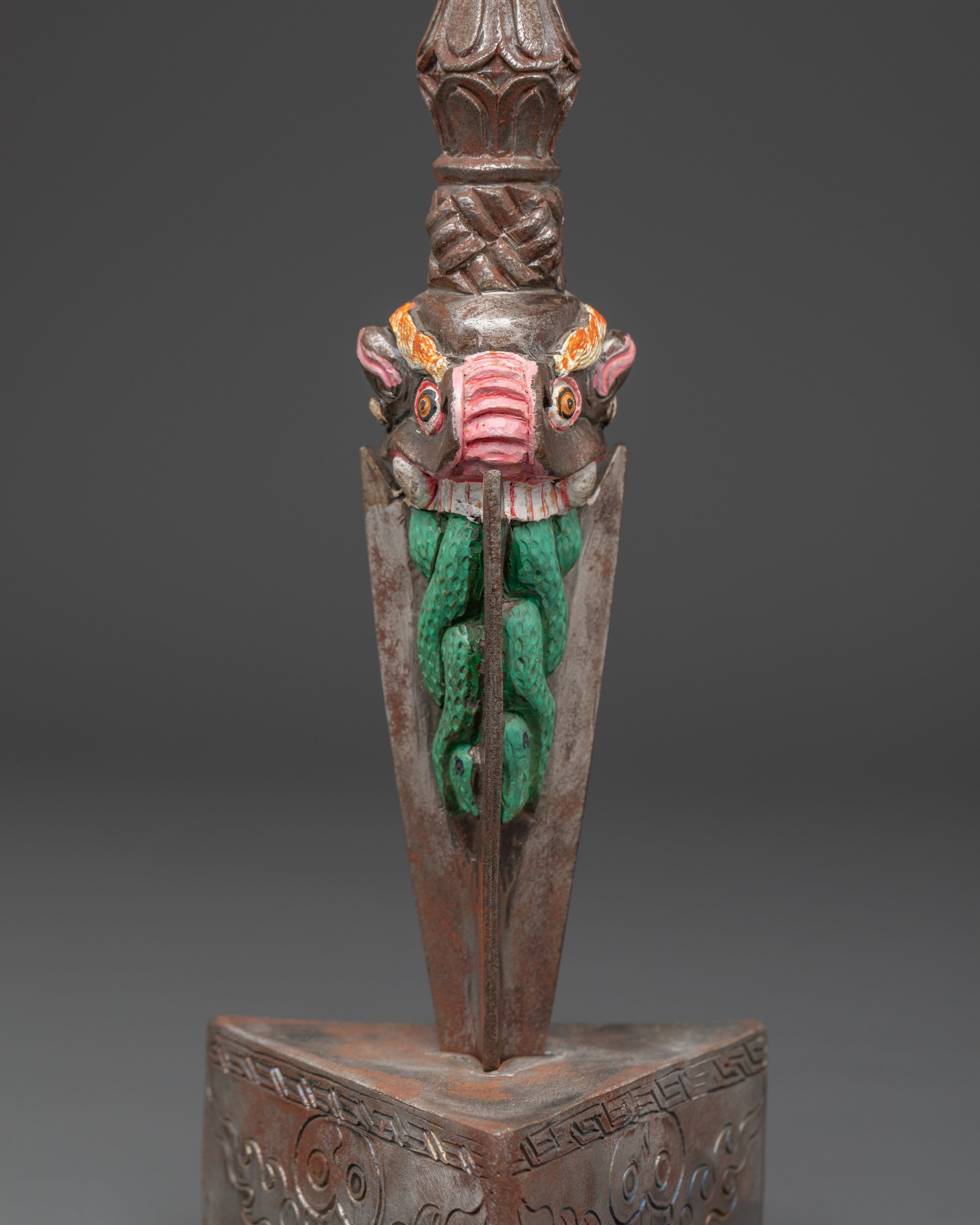 Tantric Phurba Ritual Dagger | Tibetan Ritual Tool for Protection and Meditation