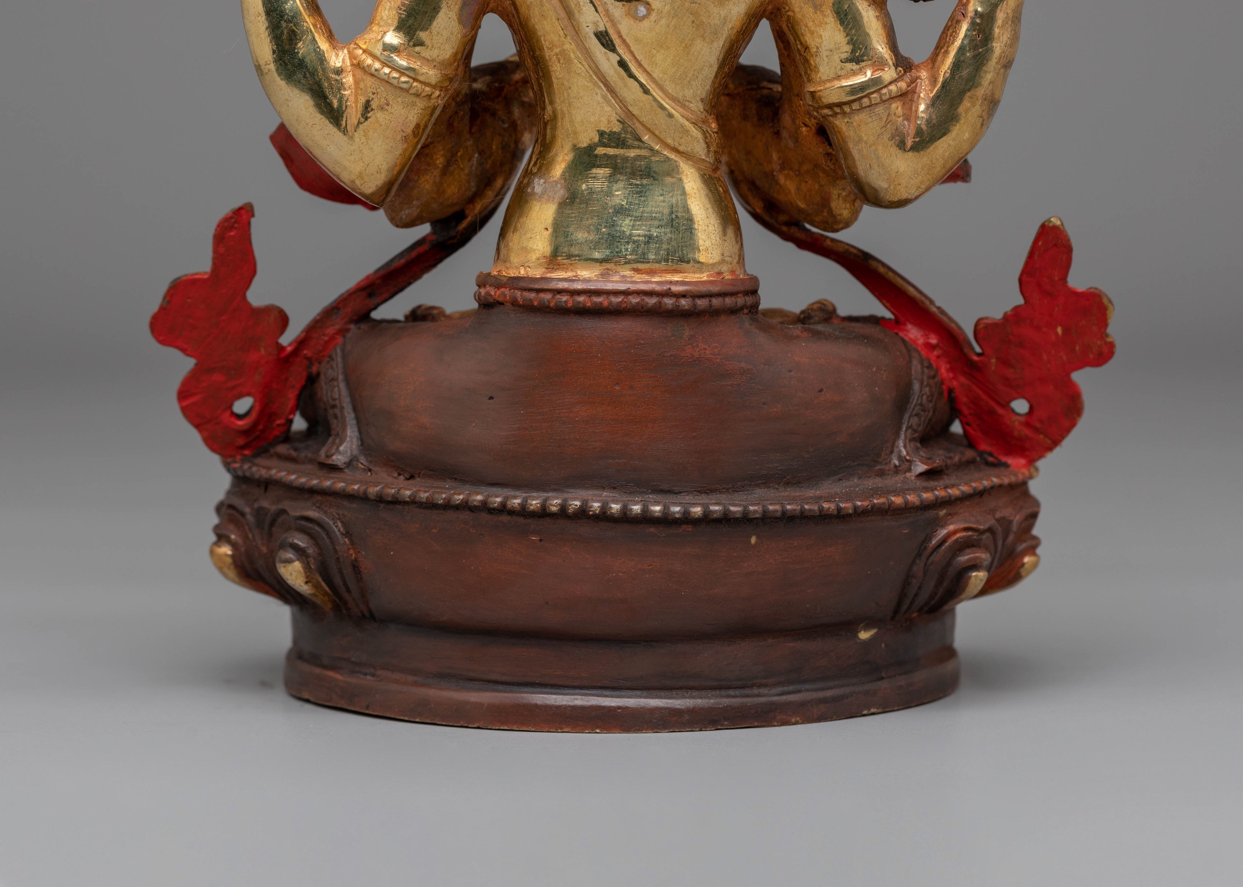 Chenrezig Handcrafted Tibetan Sculpture | Spiritual Decor for Meditation & Blessings