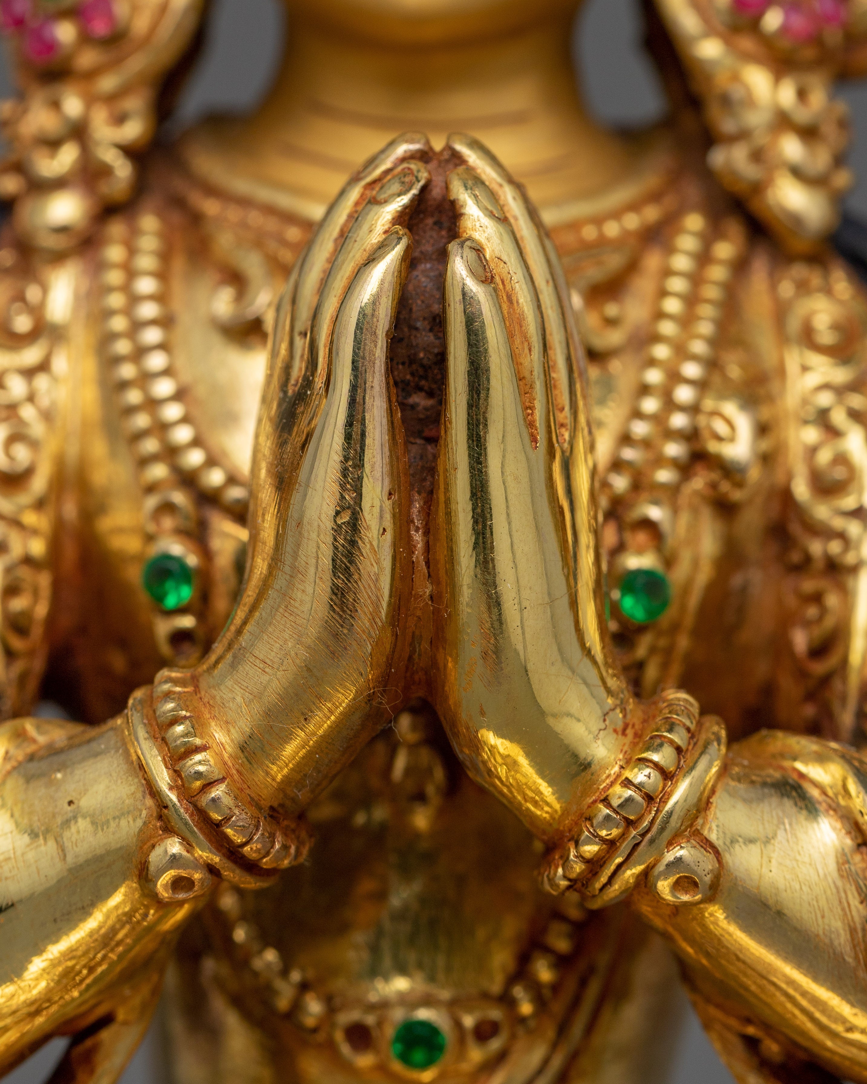 Four-Armed Chenrezig Guan Yin Figurine |  Sculpture of Compassion, Mercy, and Love