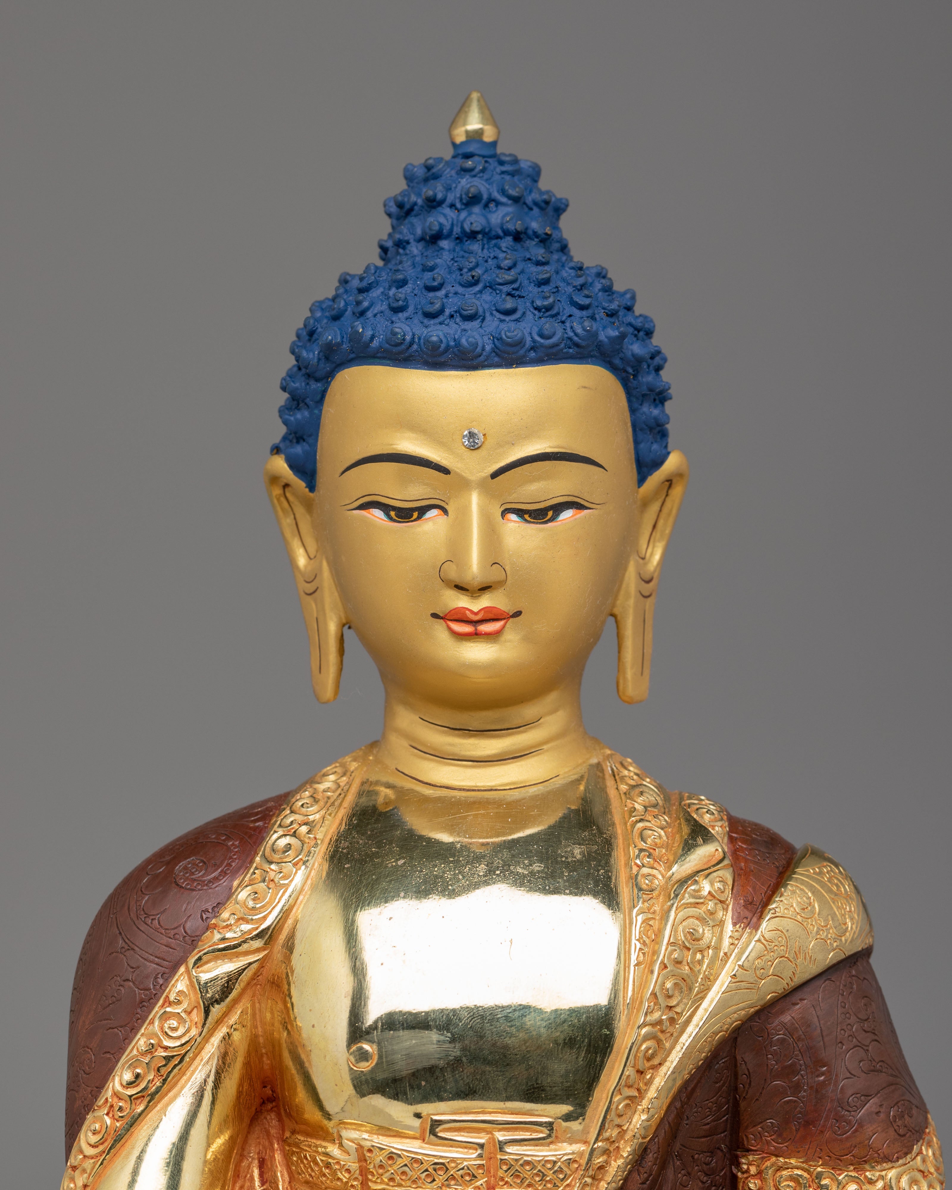 Traditional Spiritual Amitabha Buddha Statue | Serene Meditation Figurine