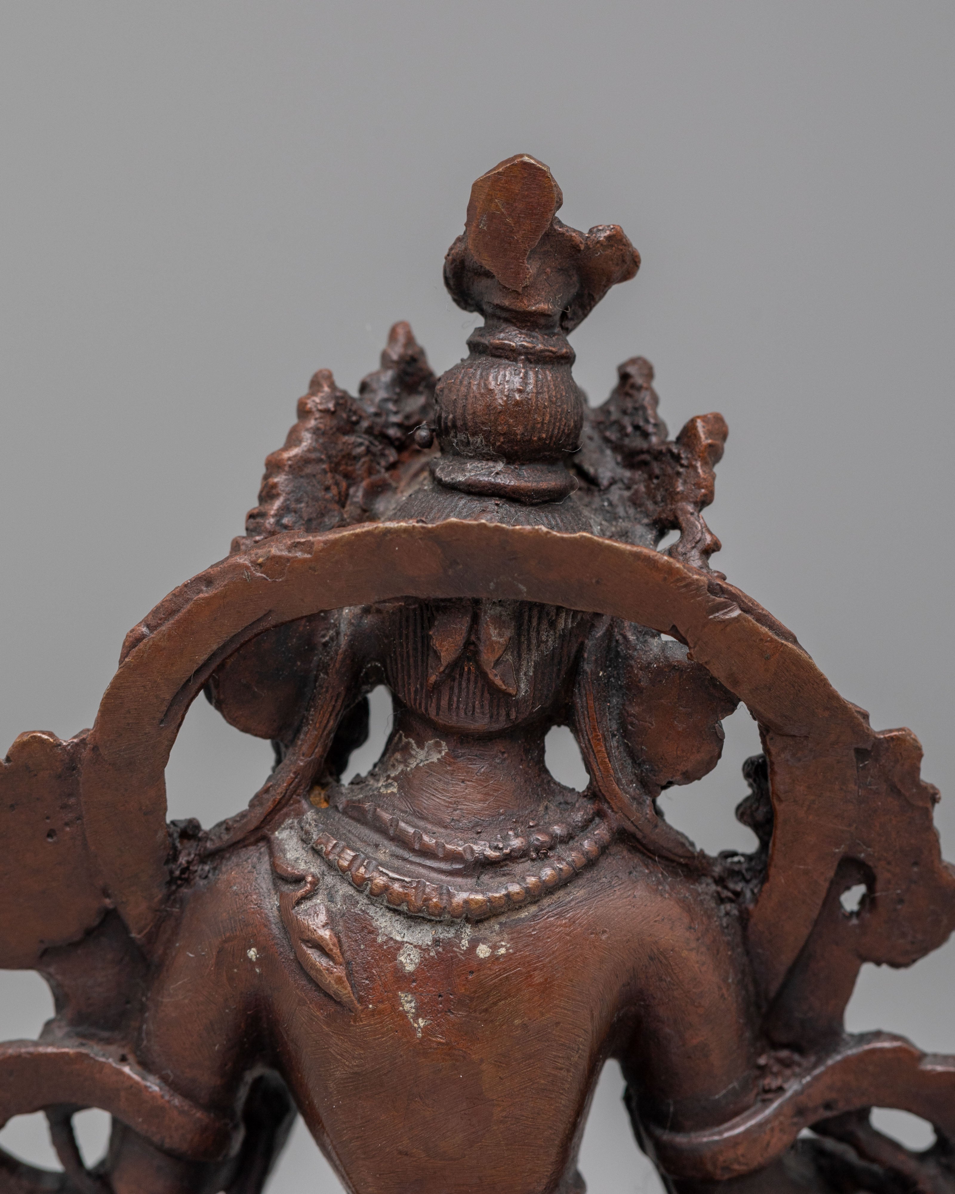 Himalayan Green Tara Machine Made Statue | Buddhist Compassion Goddess