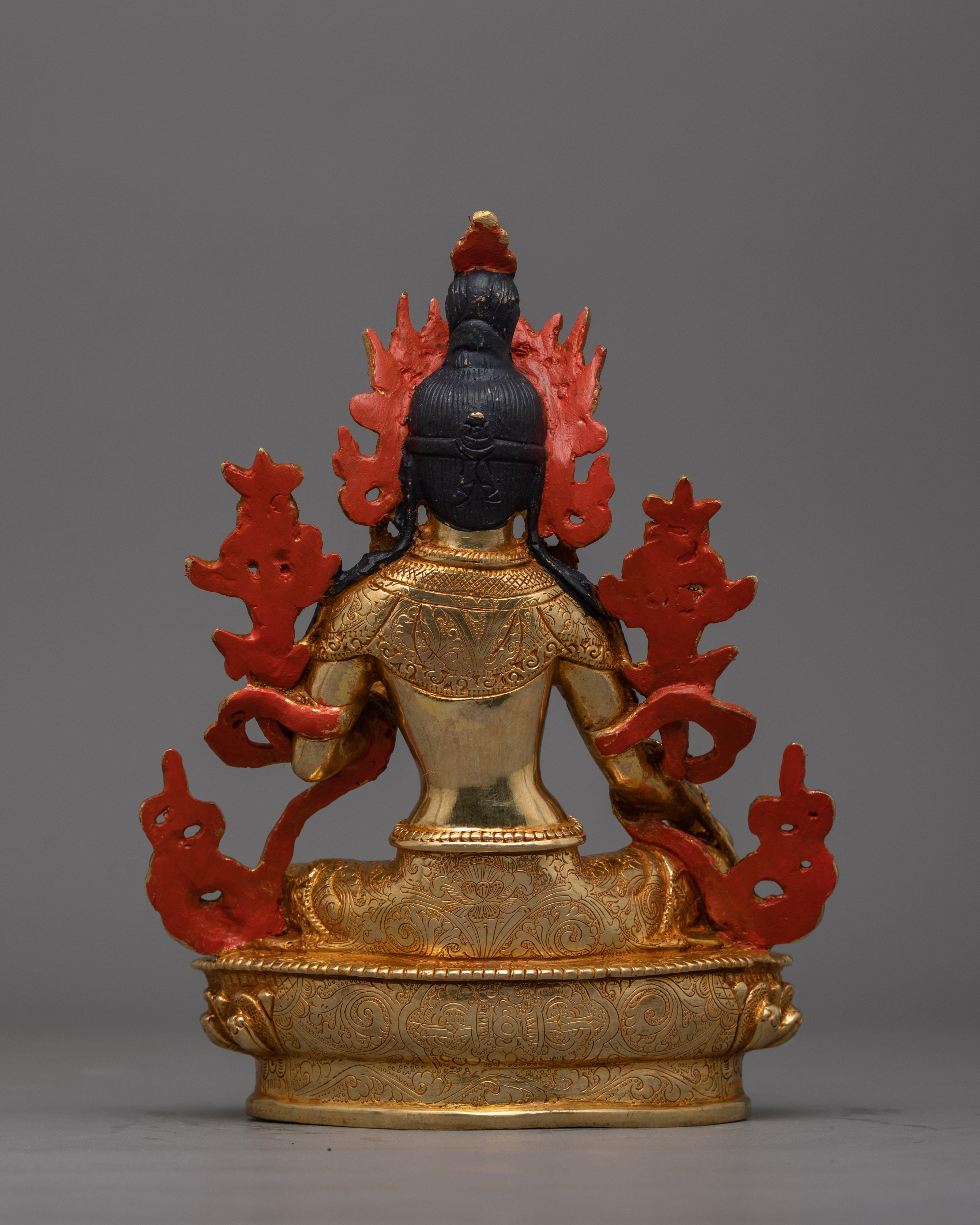 Tibetan Compassion Goddess Green Tara Statue | Swift Liberator of Suffering and Fear