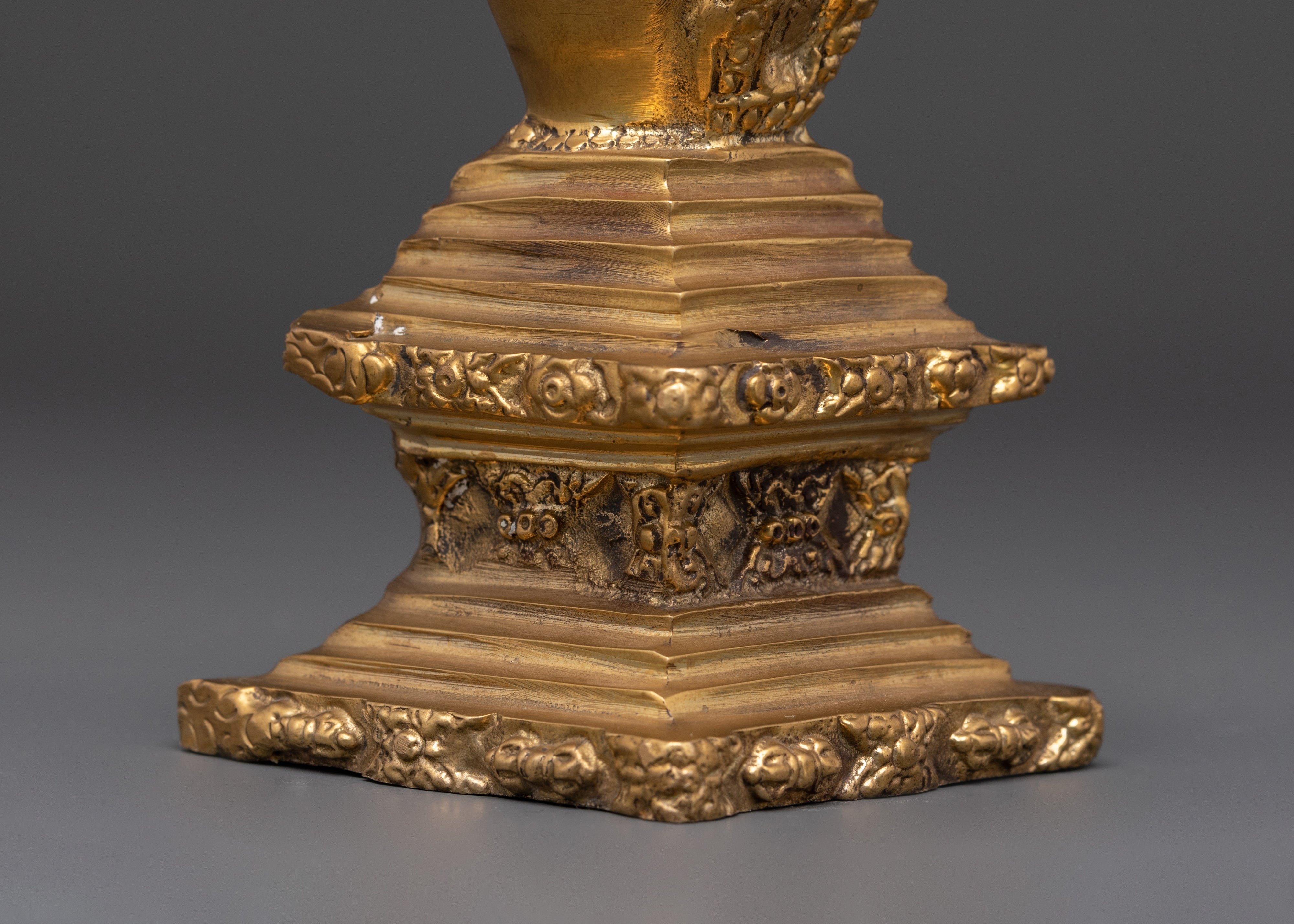 Handmade Buddhist Spiritual Stupa | Sacred Symbol of Enlightenment for Meditation