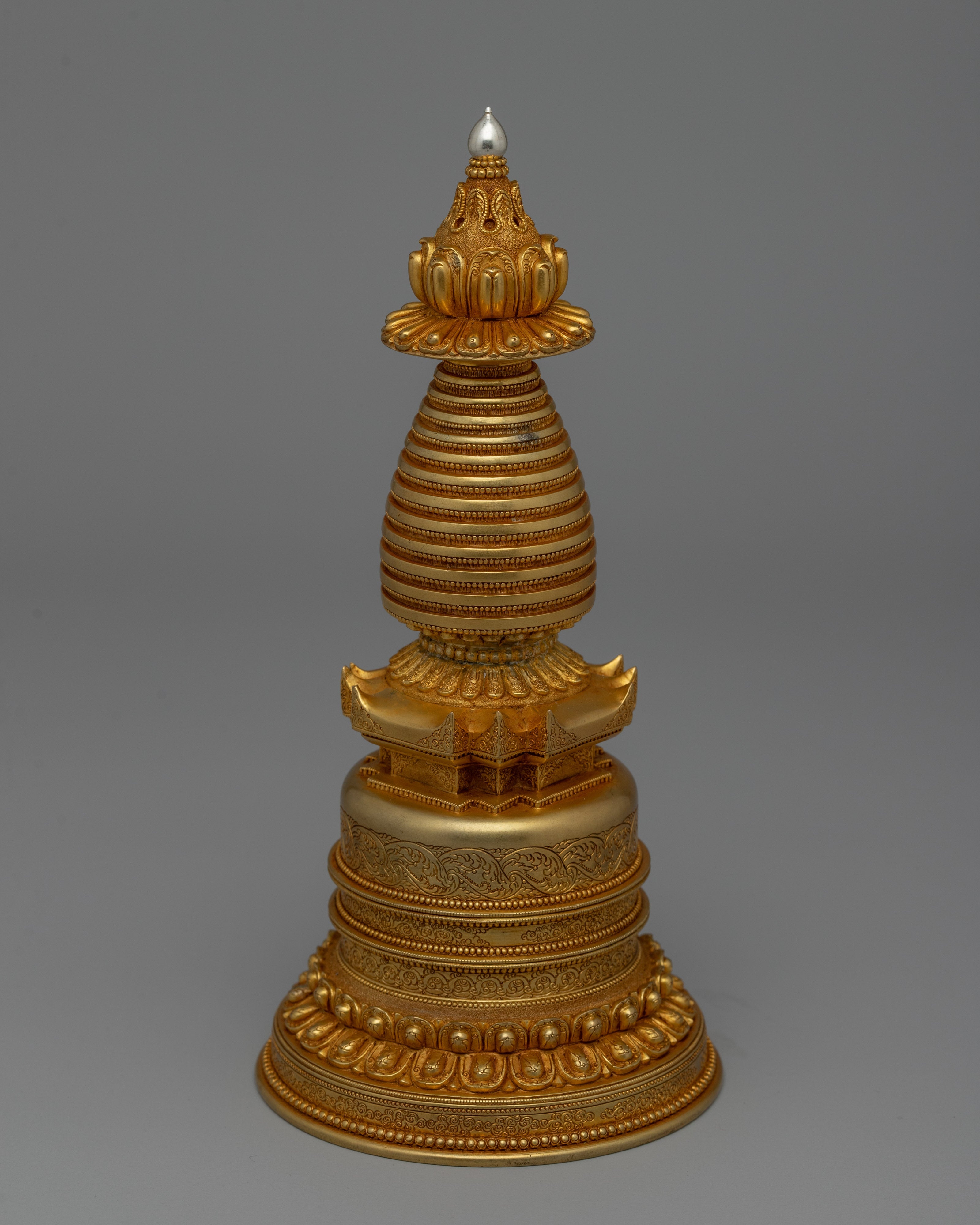Handcrafted Stupa Buddhist Kadampa| Spiritual Symbol for Home or Altar