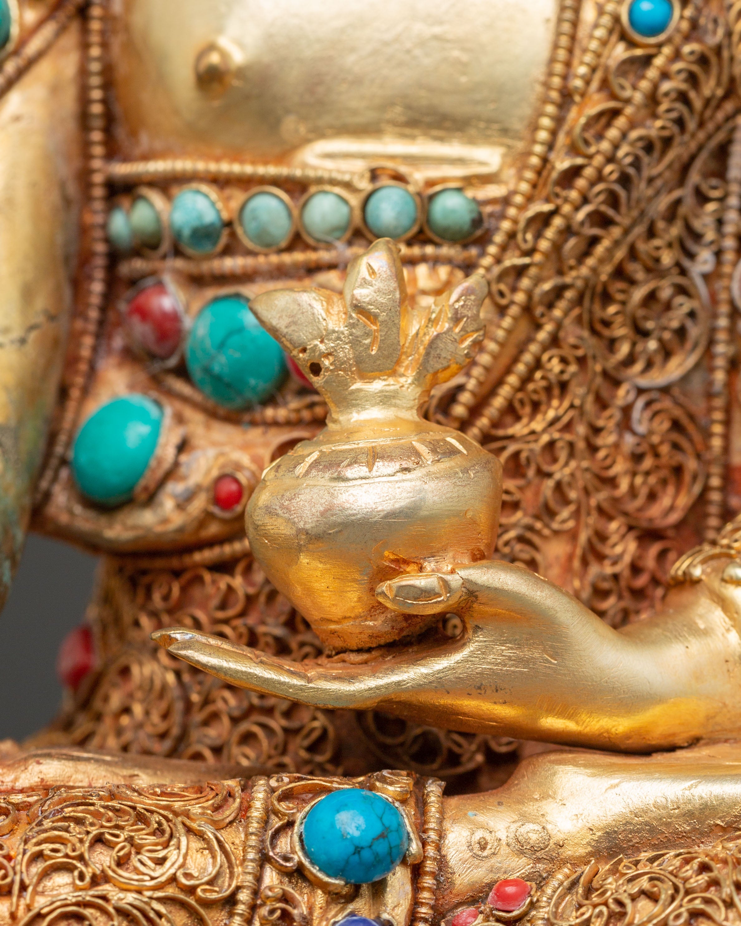 Tibetan Medicine Buddha Figurine | Healing Deity
