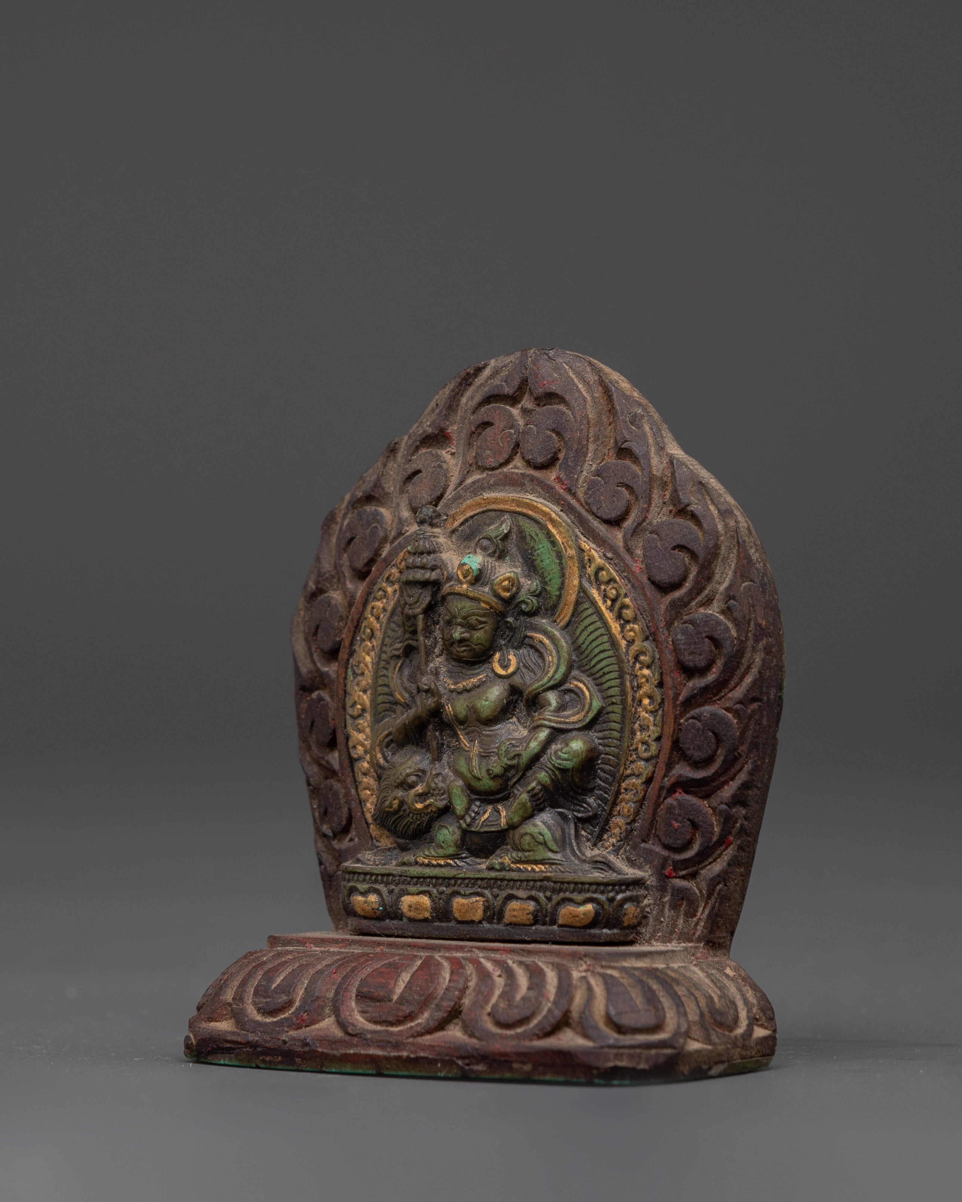 Namtoshe Wooden Statue | Spiritual Decor for Wealth & Abundance