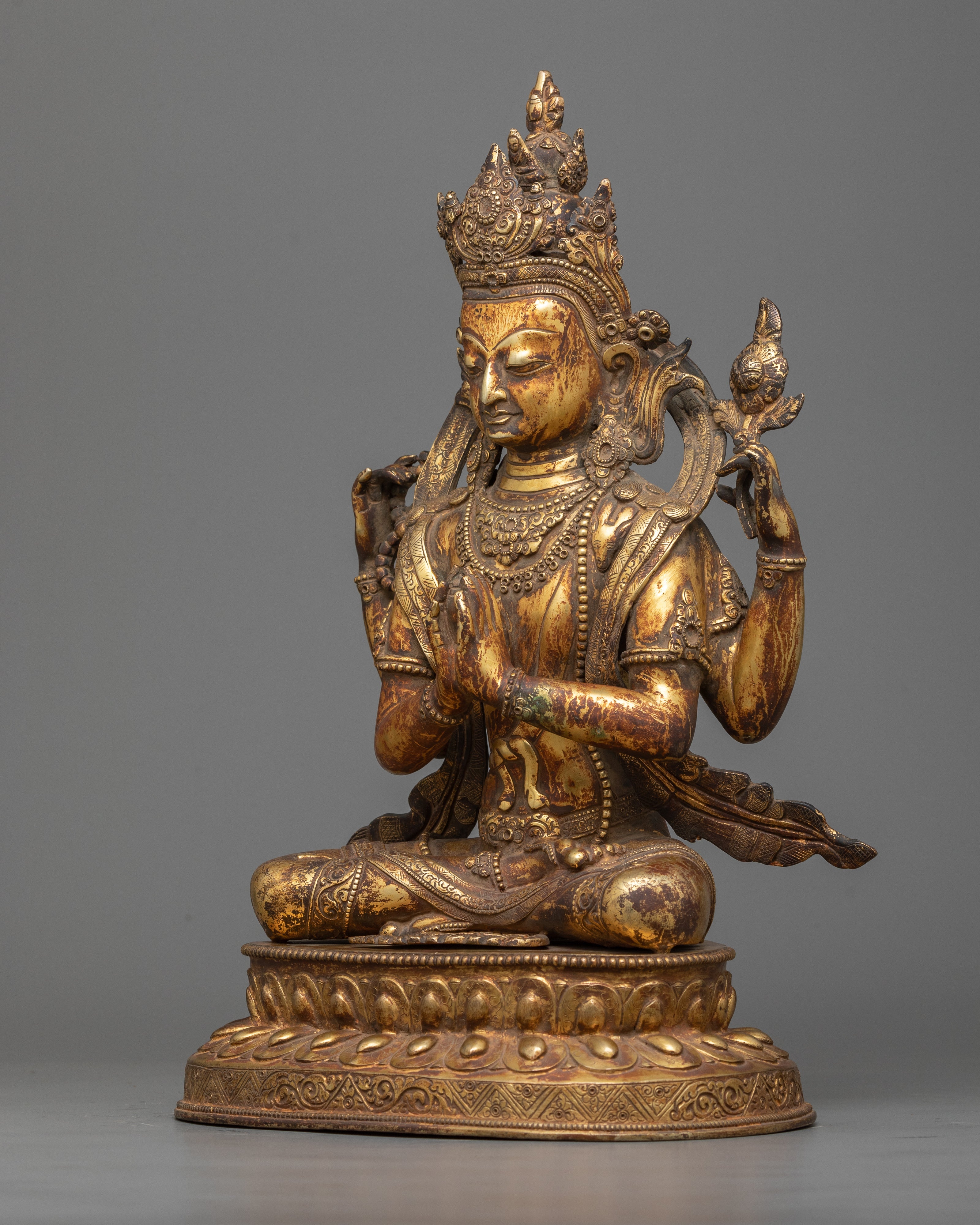 chenrezig antique statue