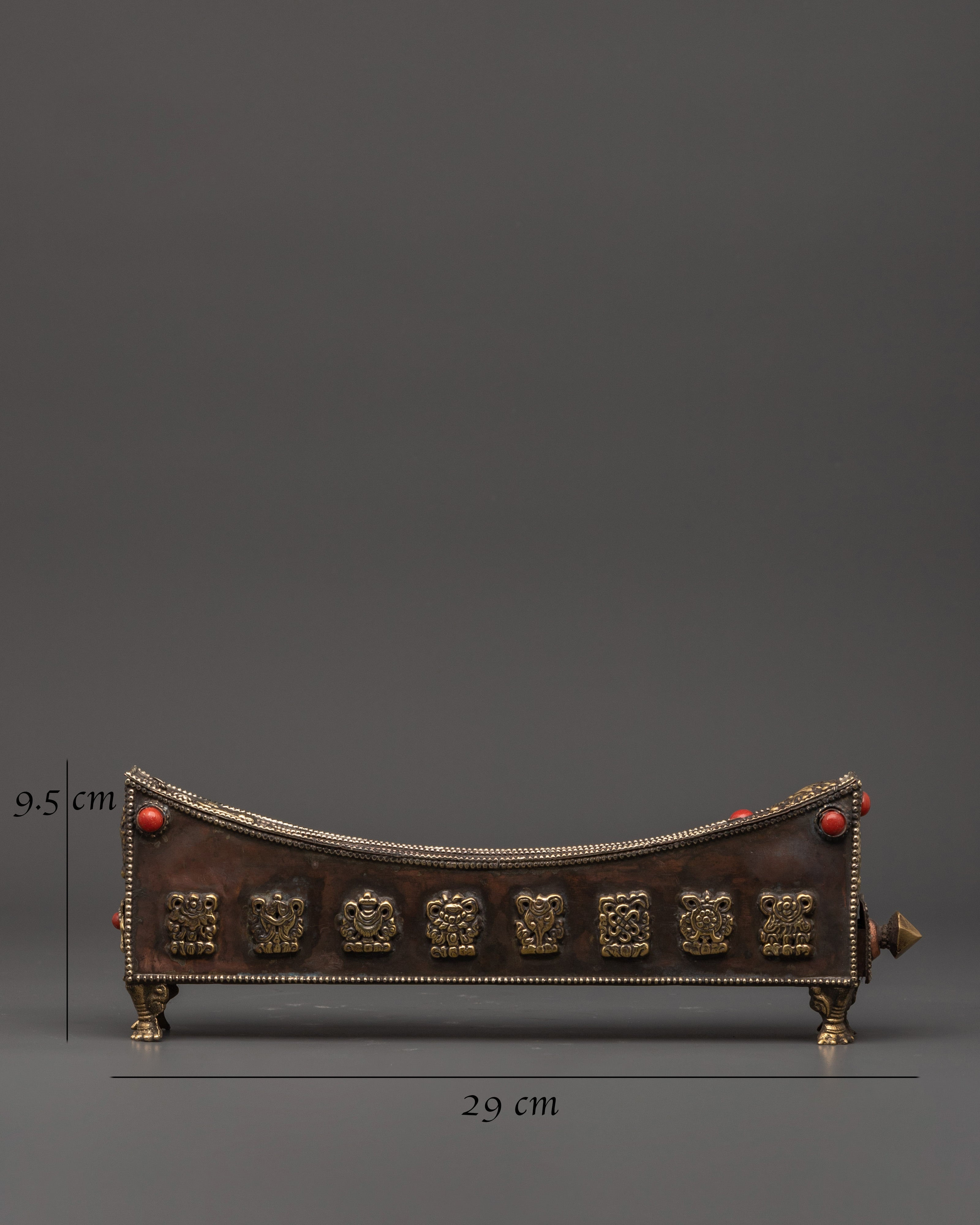 Incense Burner With Tibetan Auspicious Symbol | Symbolic Peace Decor