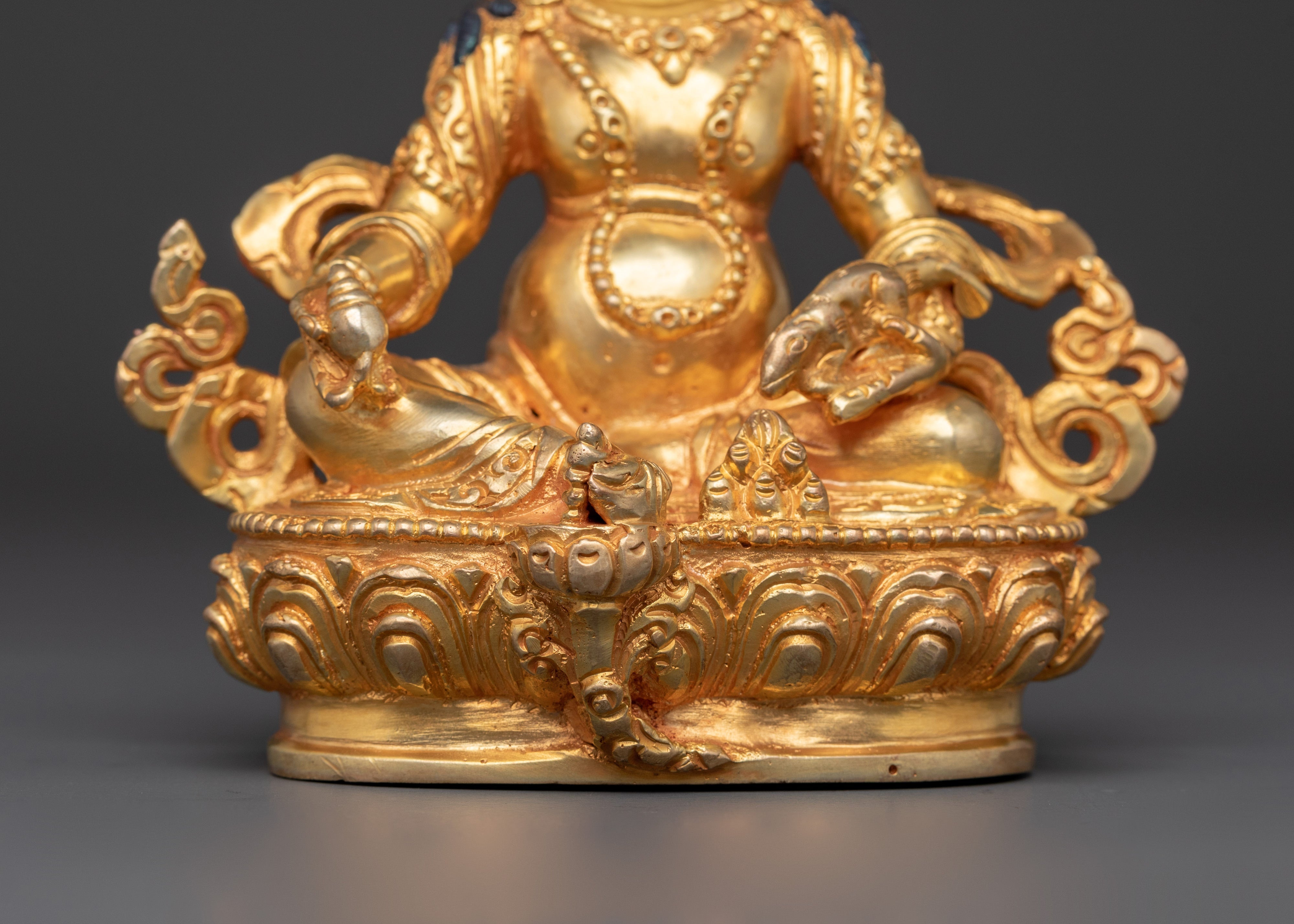 Handcrafted Dzambhala Statue | Tibetan Buddhist Wealth Deity