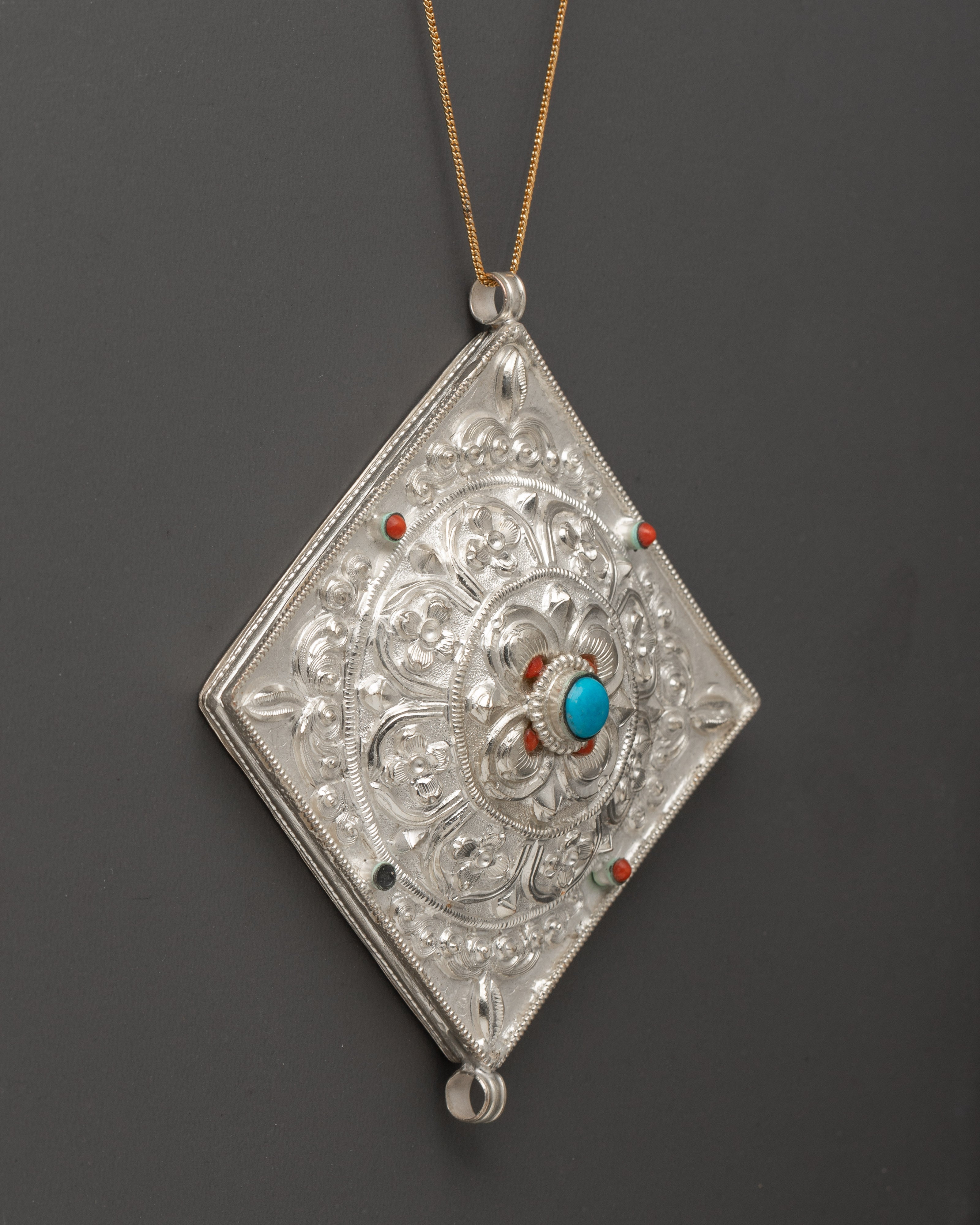 Buddhist Ghau Box Locket | Sacred Tibetan Amulet For Spiritual Protection