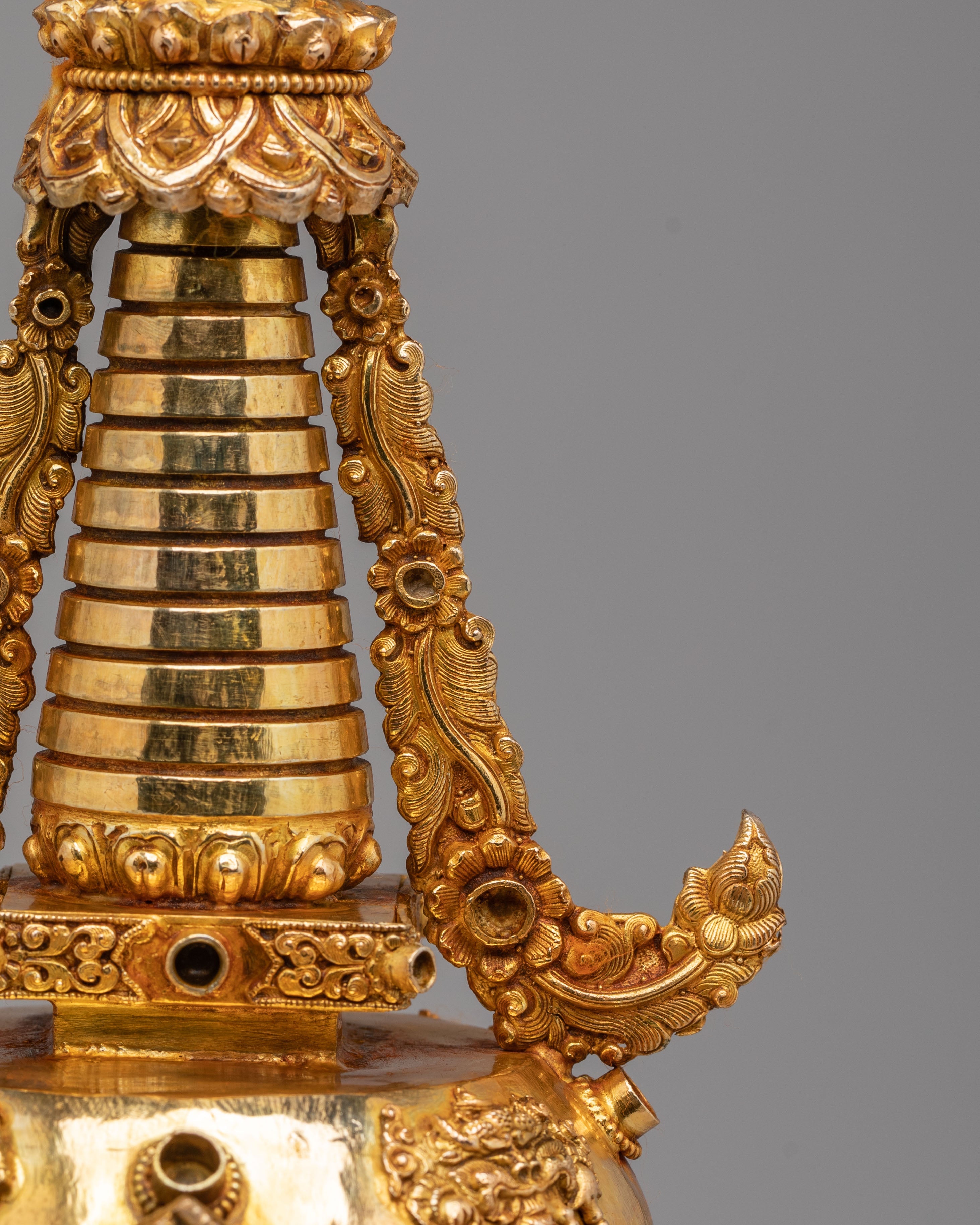 Handmade Buddhist Stupa for Rituals | Symbol of Enlightenment