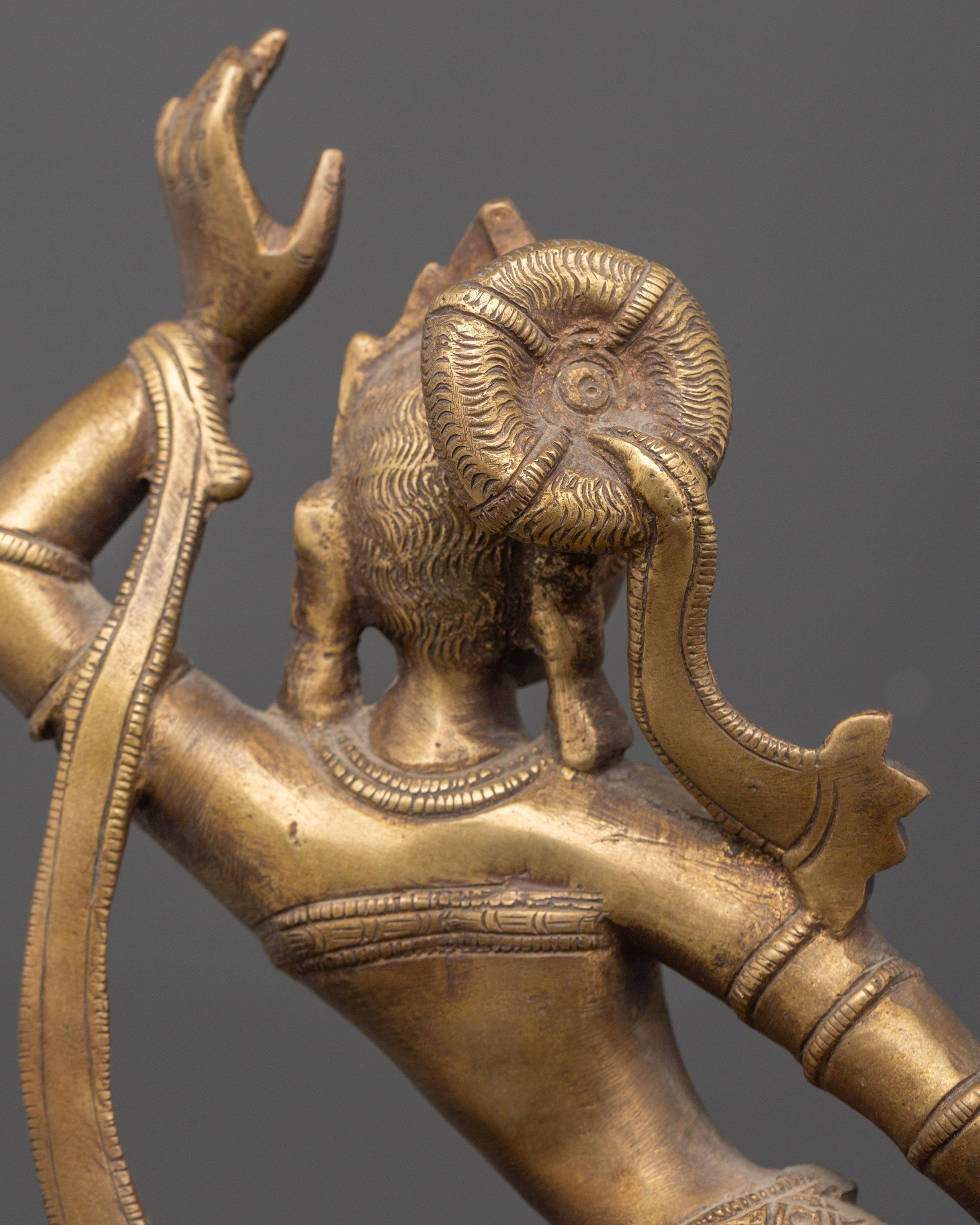 Dancing Tara Statue in Antique Finish | Buddhist Compassion Goddess Sculpture