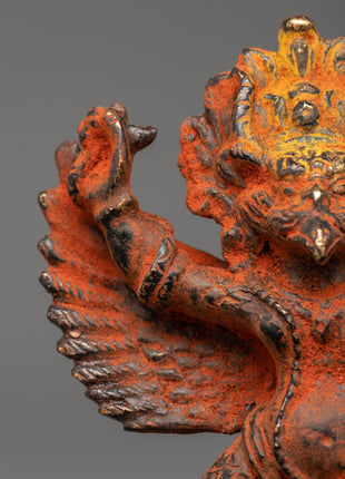 Garuda Spiritual Brass Statue | Divine Protector and Symbol of Strength