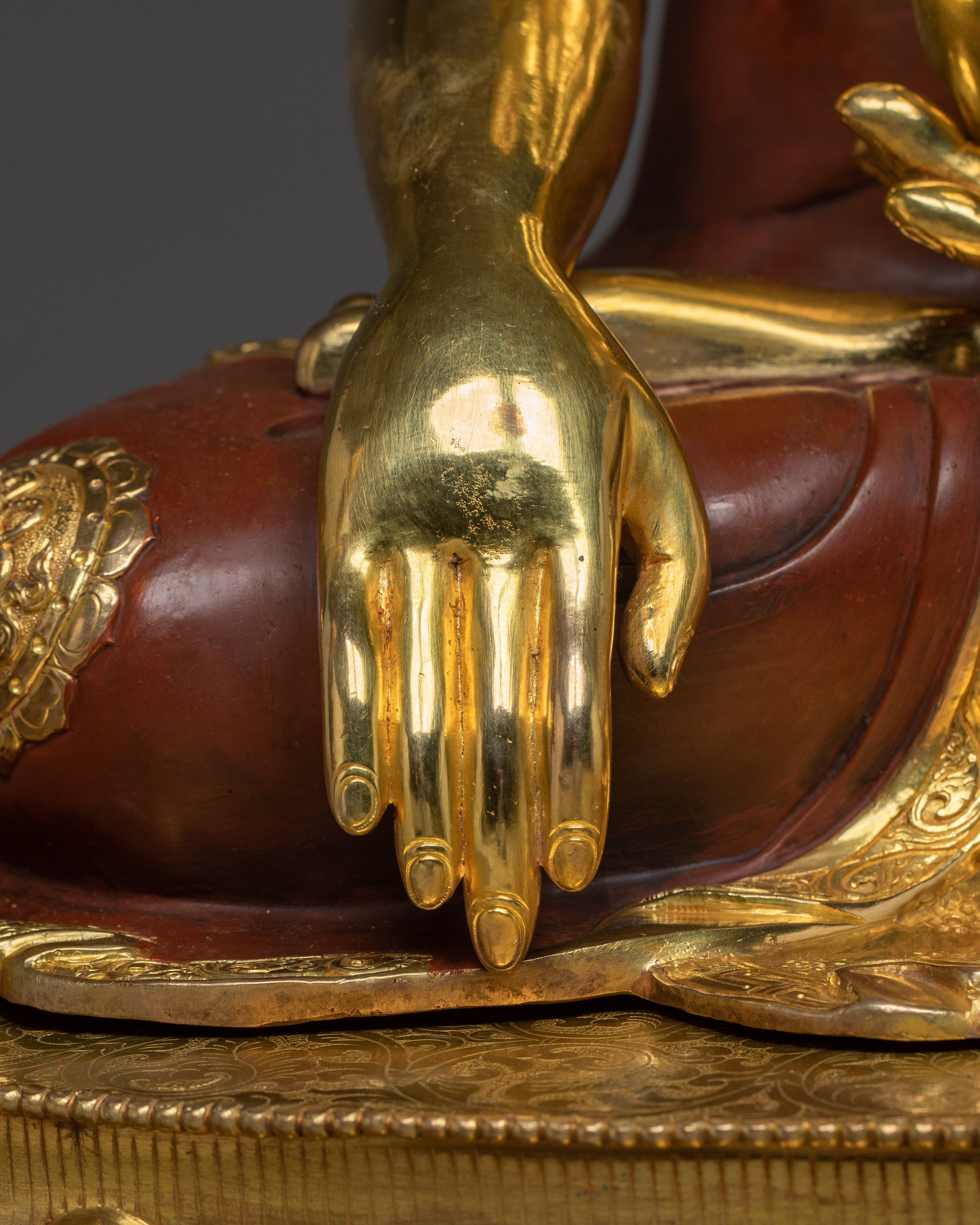Authentic Tibetan Shakyamuni Buddha Statue | Sacred Buddhist Art