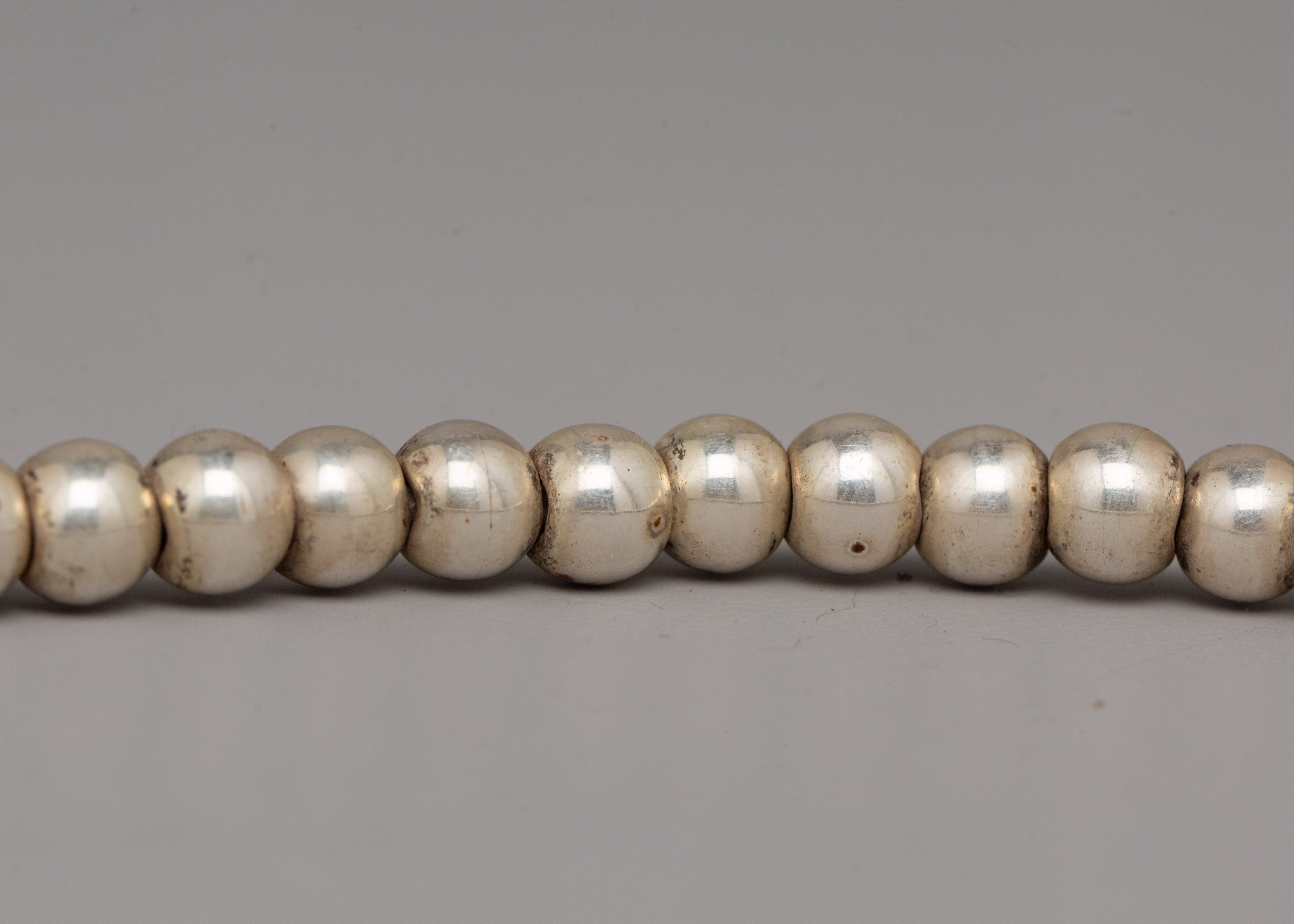 90% Silver Prayer Mala Beads | Spiritual Tool for Mantra