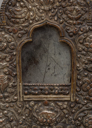 Traditional Tibetan Copper Ghau | Sacred Prayer Box for Protection & Spiritual Growth
