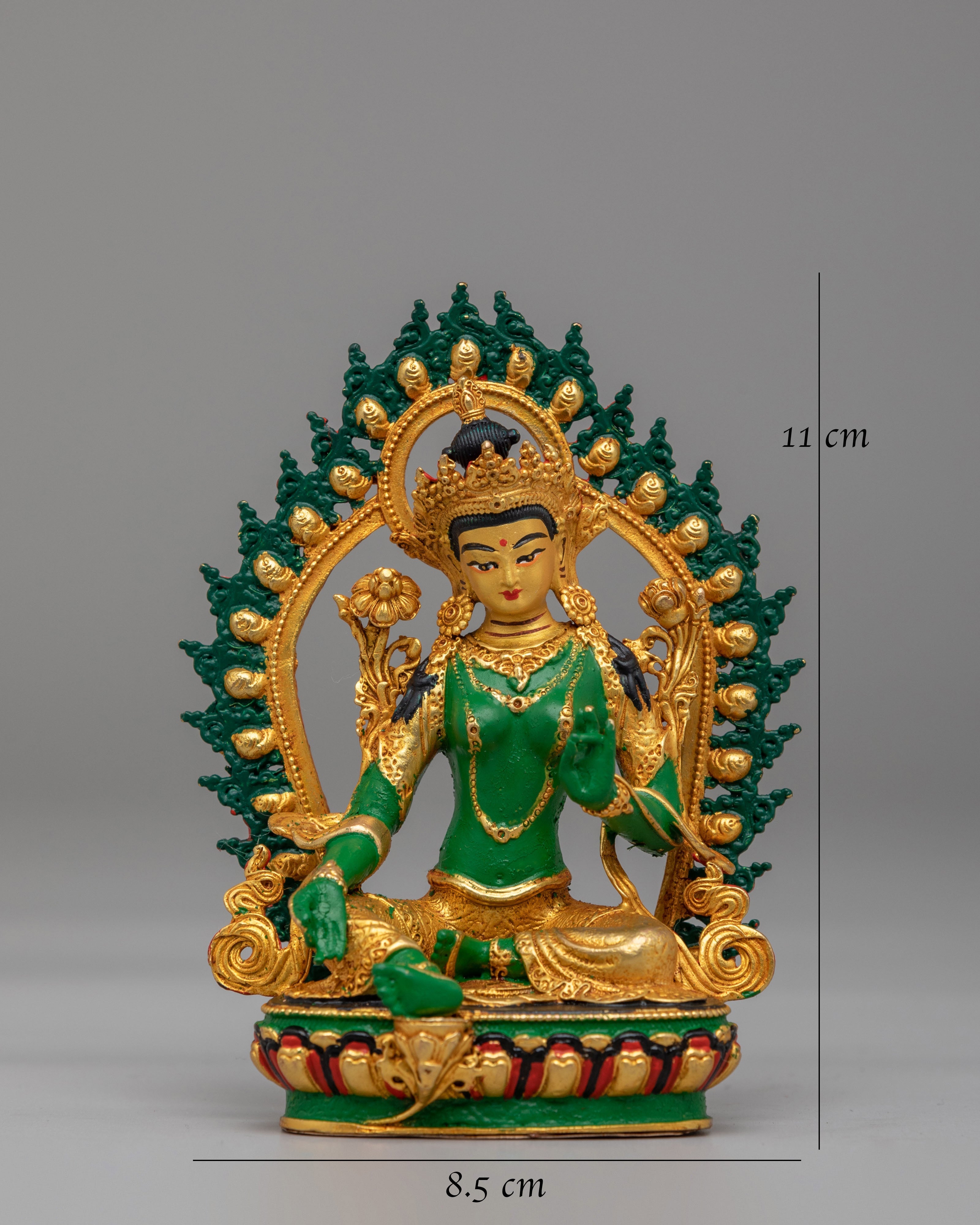 Green Tara Swift Liberator Goddess Statue | Goddess of Compassion