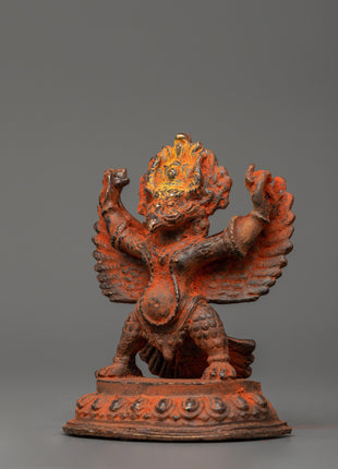 Garuda Spiritual Brass Statue | Divine Protector and Symbol of Strength