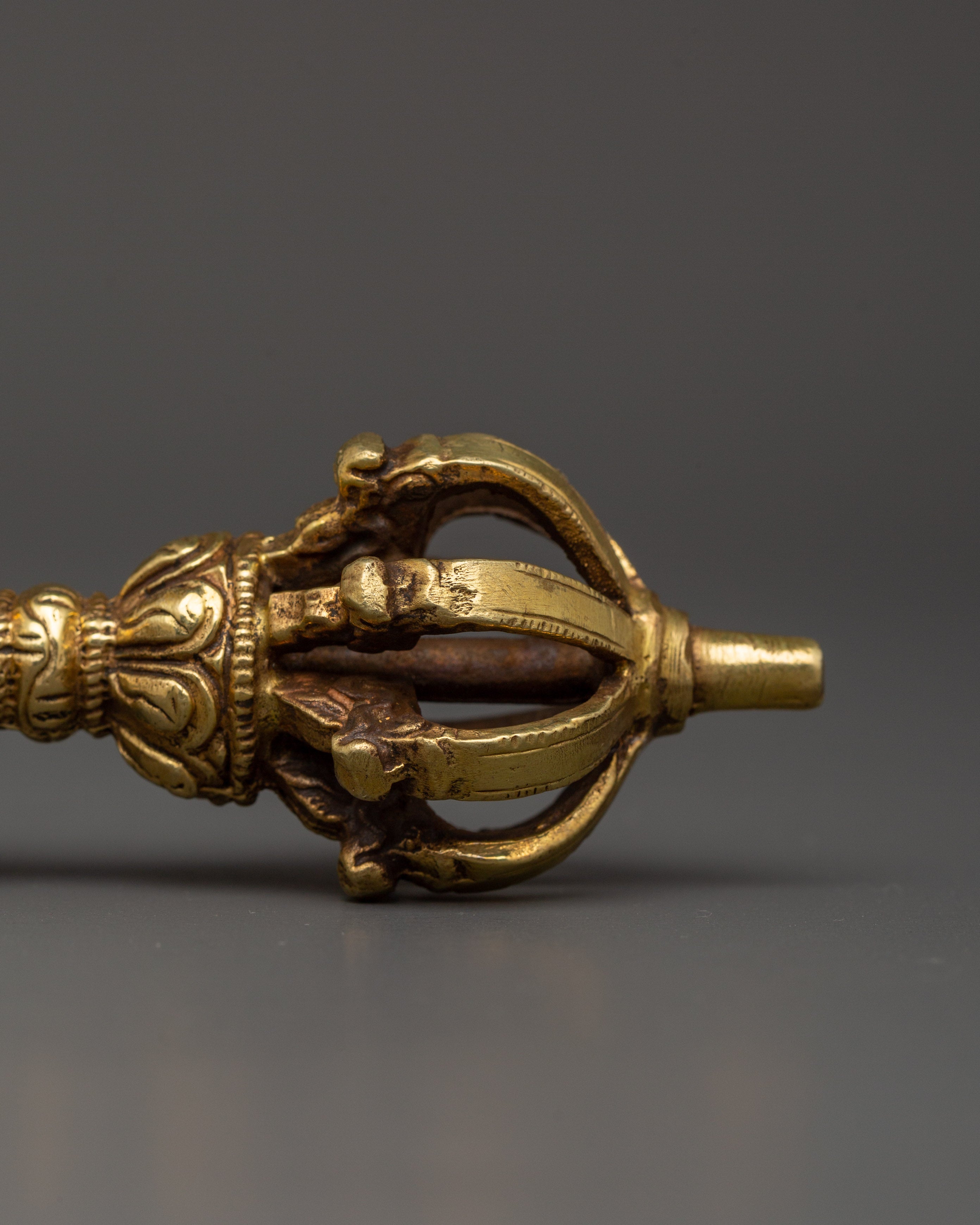 Brass Vajra and Bell Set for Ritual Use | Symbol of Wisdom