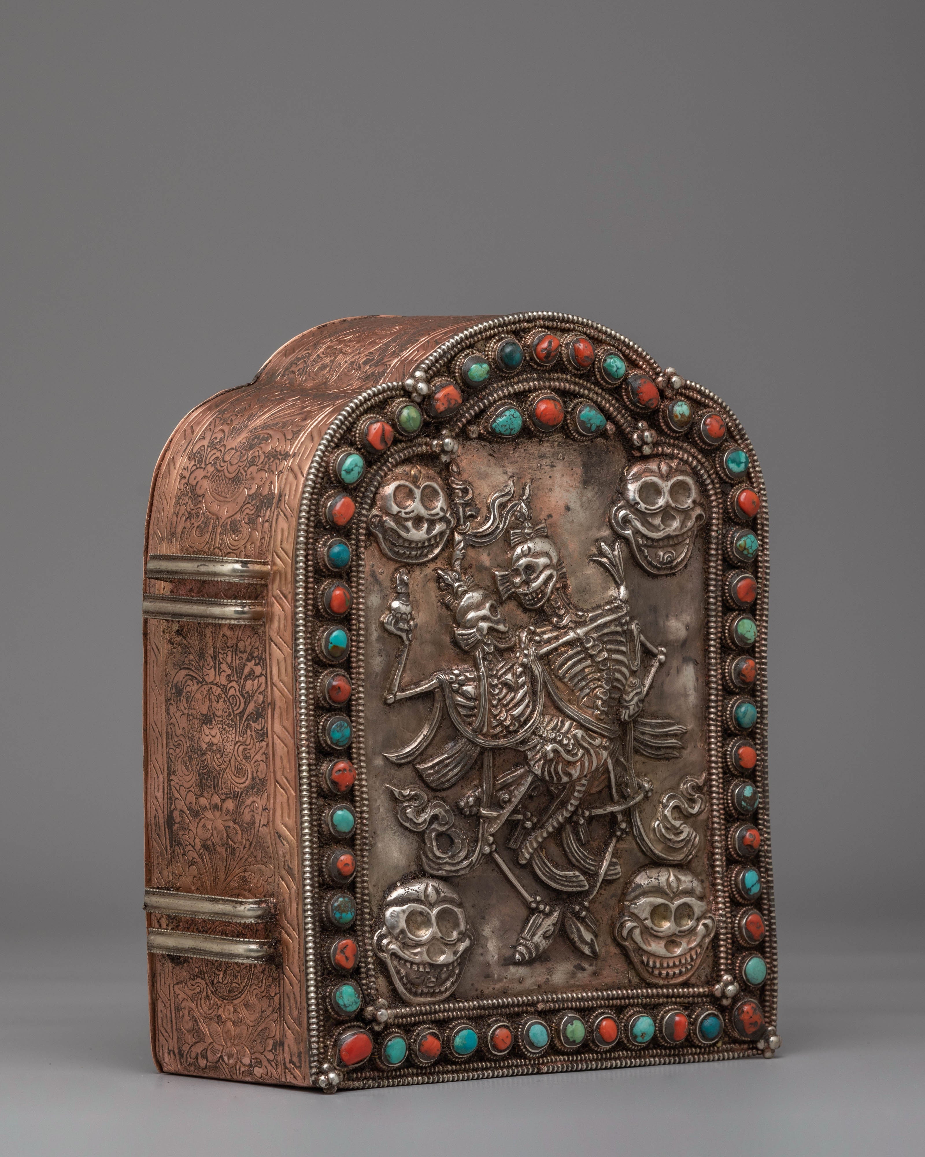 Citipati Design Tibetan Ghau Box | Protective Significance of the Ghau Box