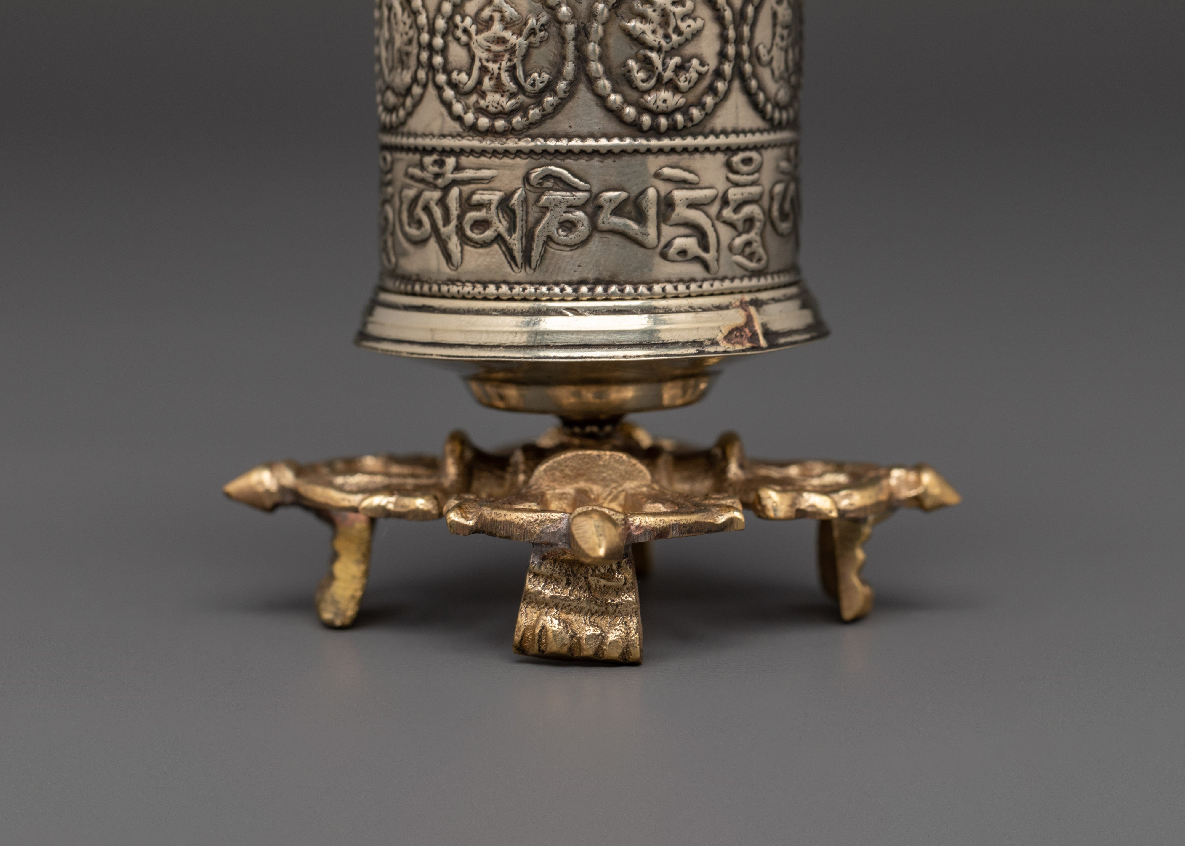 Spiritual Mantra Prayer Wheel | Symbol of Peace and Devotion