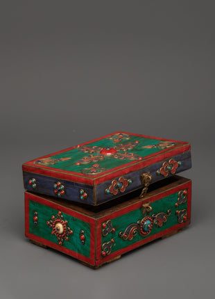 Tibetan Jewelry Box | Sacred Storage Chest
