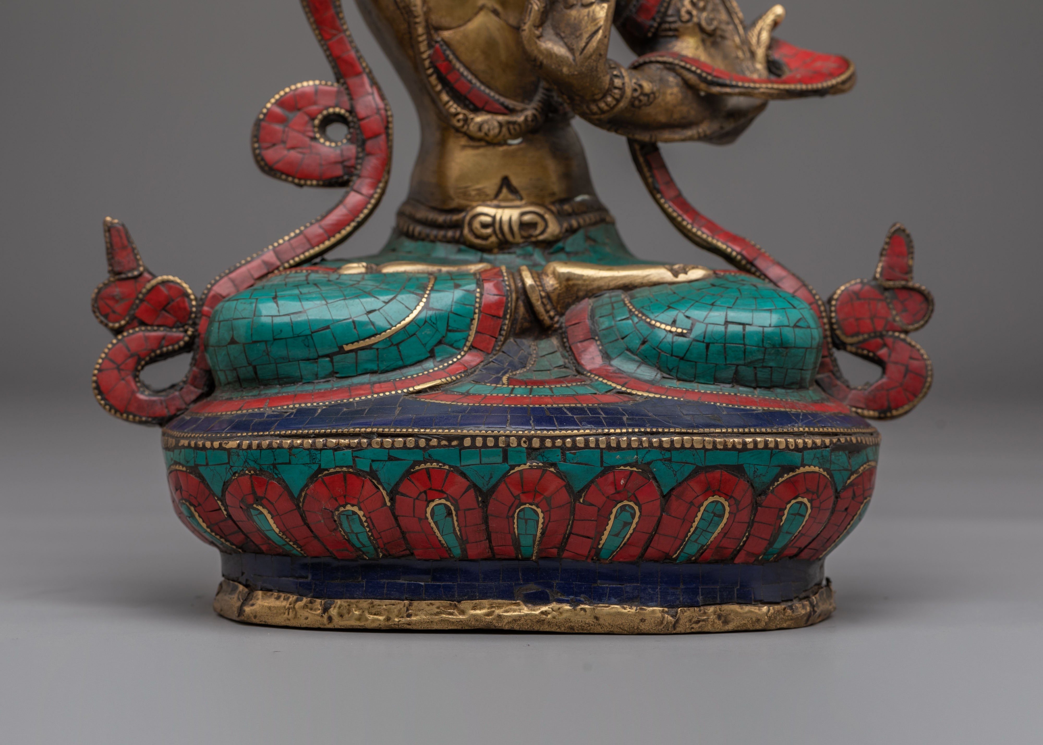 Handcrafted Manjushri Statue of Wisdom | Manjushri Statue for Insight and Clarity