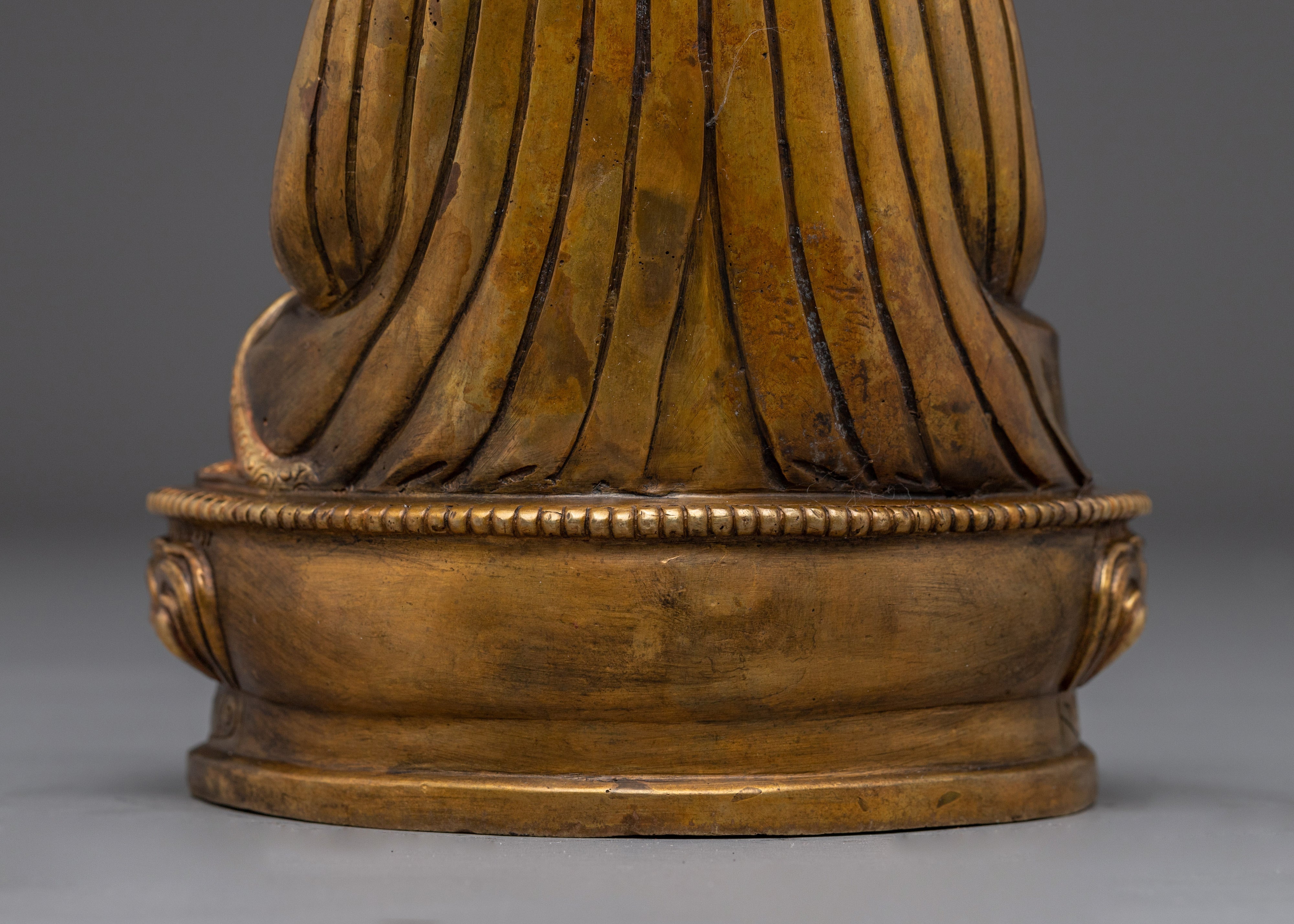 Vajrayana Master Guru Shapdum Sculpture | Tibetan Guru