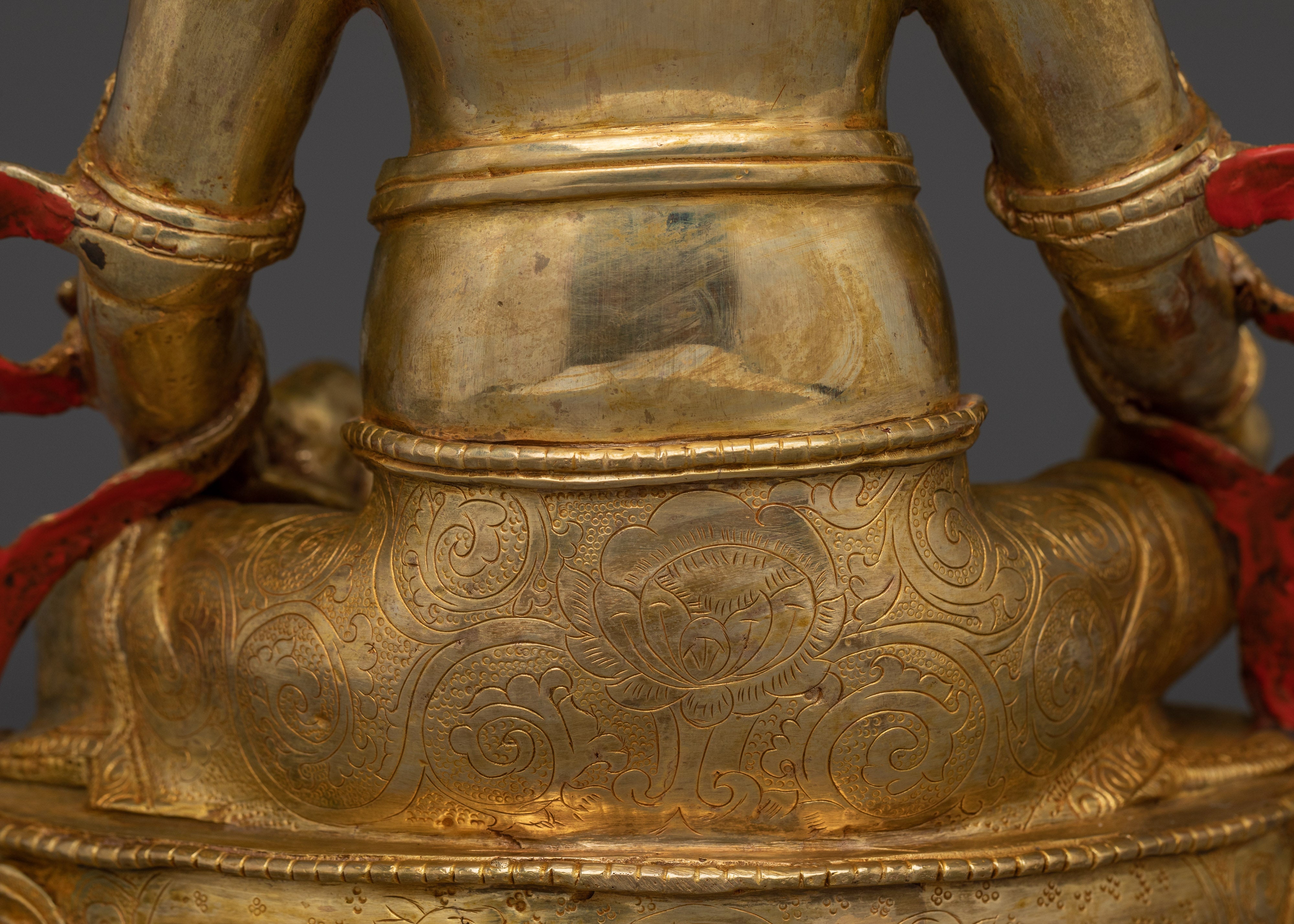 Dzambhala Copper Body Statue | Wealth and Prosperity Buddha