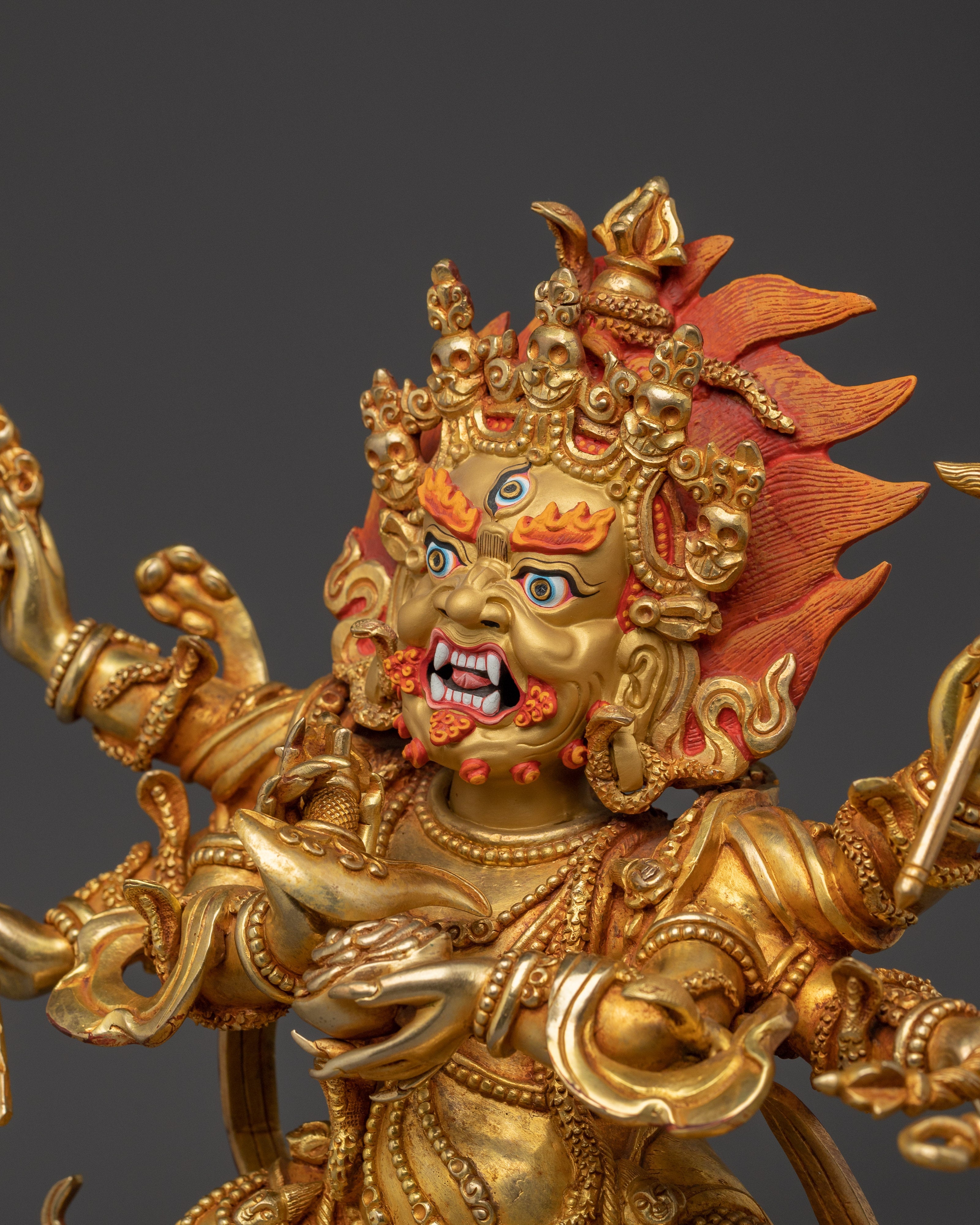 Powerful Protector 6 Armed Mahakala | Wrathful Guardian of Enlightenment
