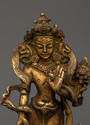 Standing Lokeshwor Handmade Statue | Symbol of Compassion and Protection