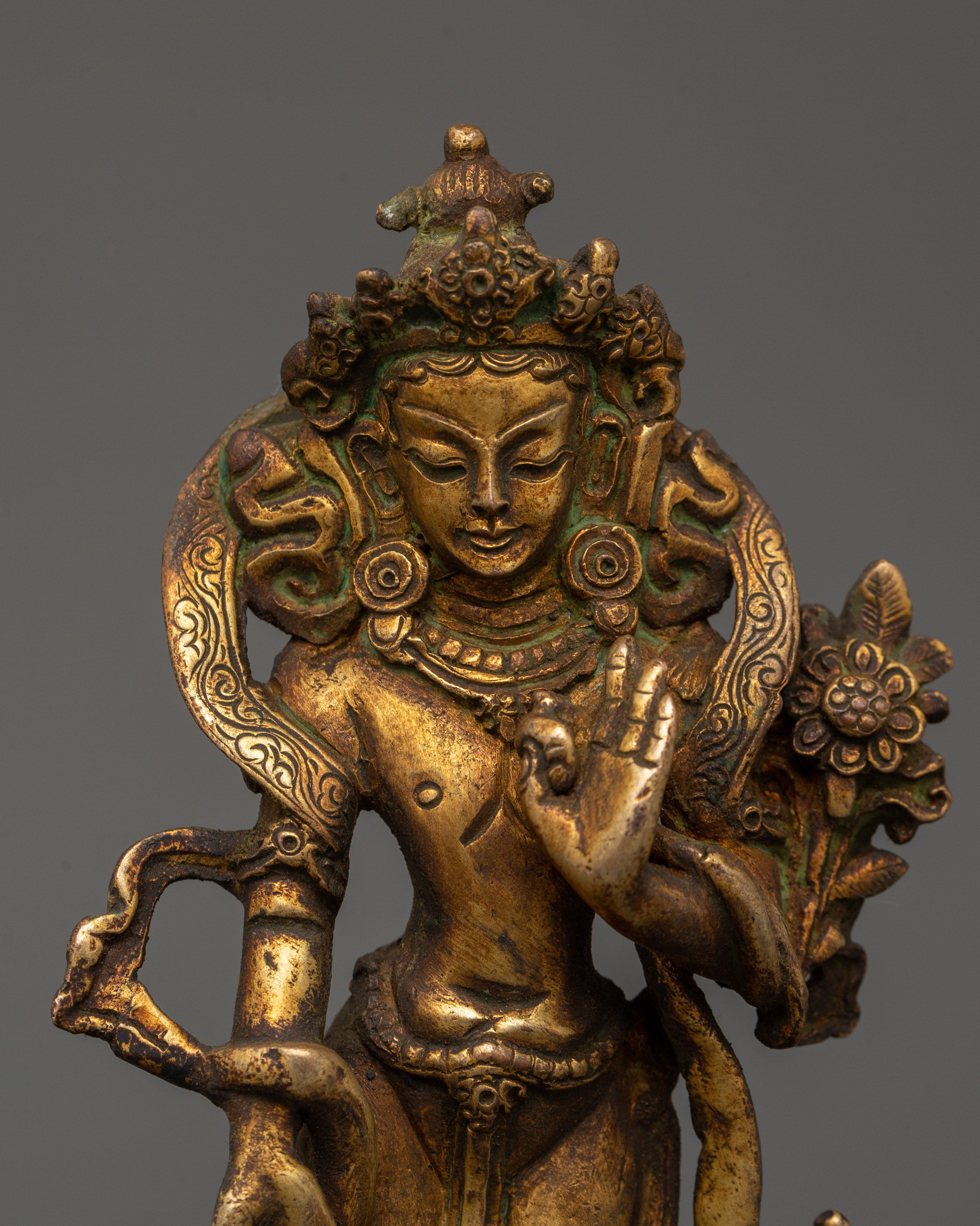 Standing Lokeshwor Handmade Statue | Symbol of Compassion and Protection