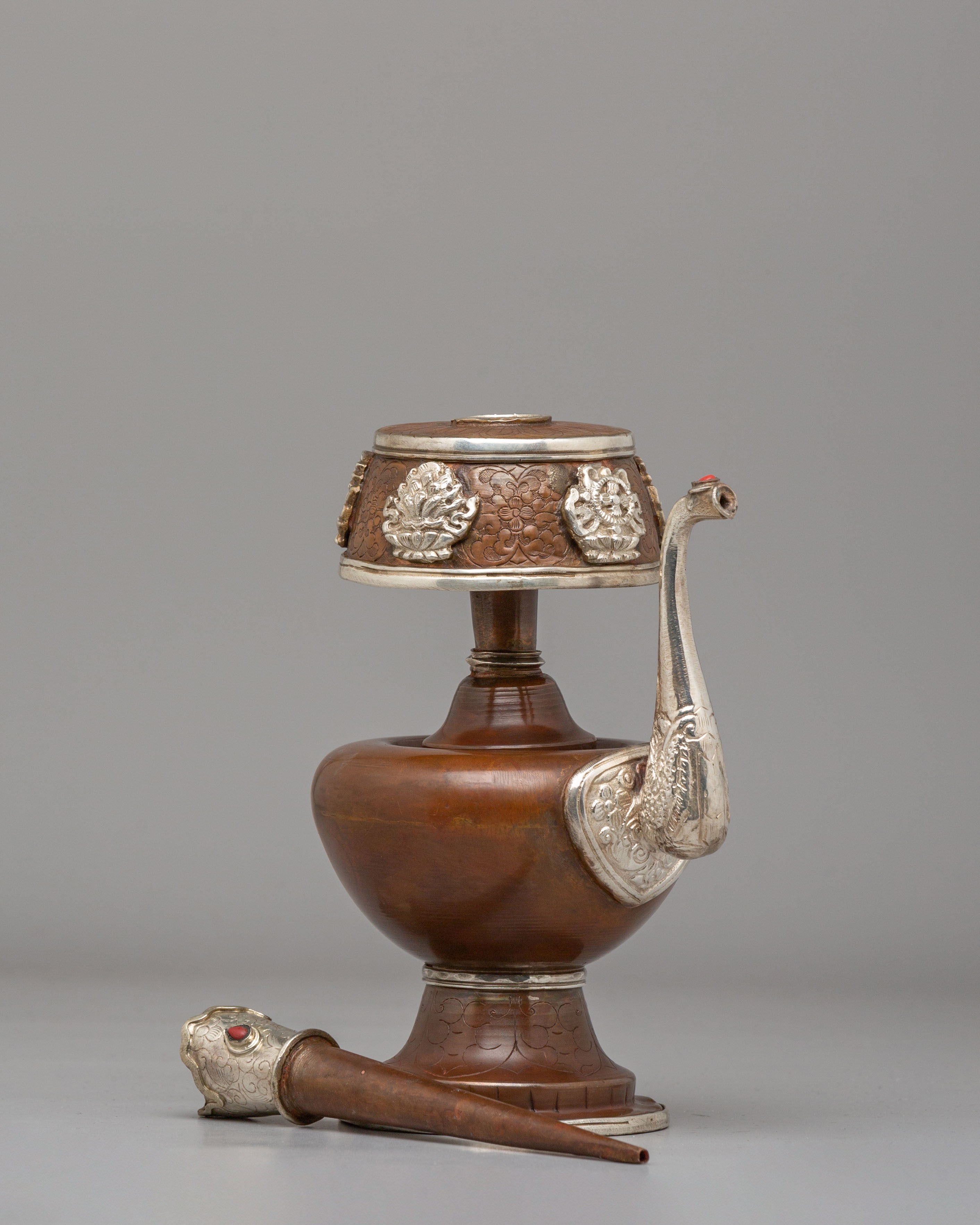Sacred Himalayan Ceremonial Bhumba | Traditional Ritual Vessel for Puja