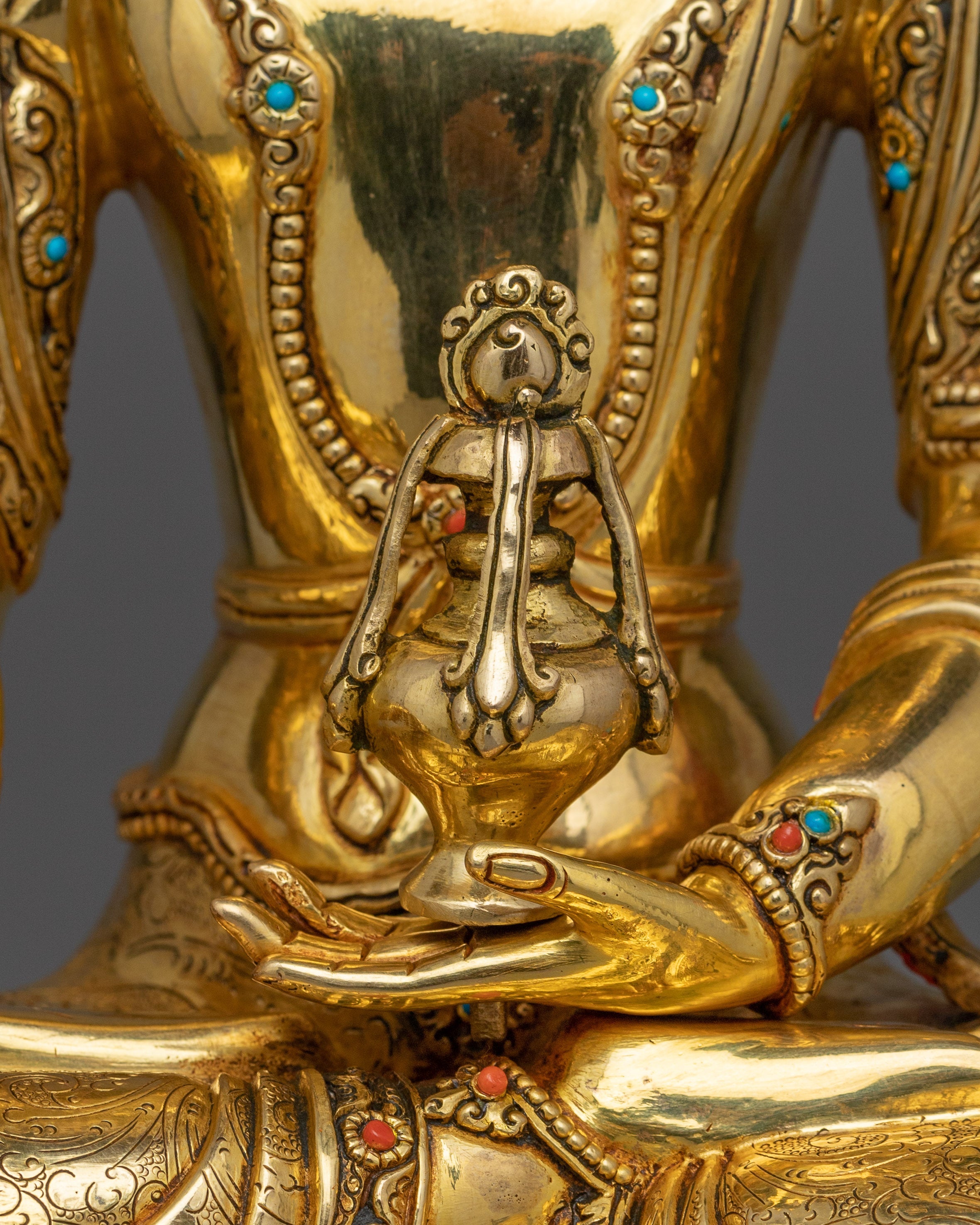 Handcrafted Statue of Kshitigarbha | Bodhisattva of Compassion and Vows