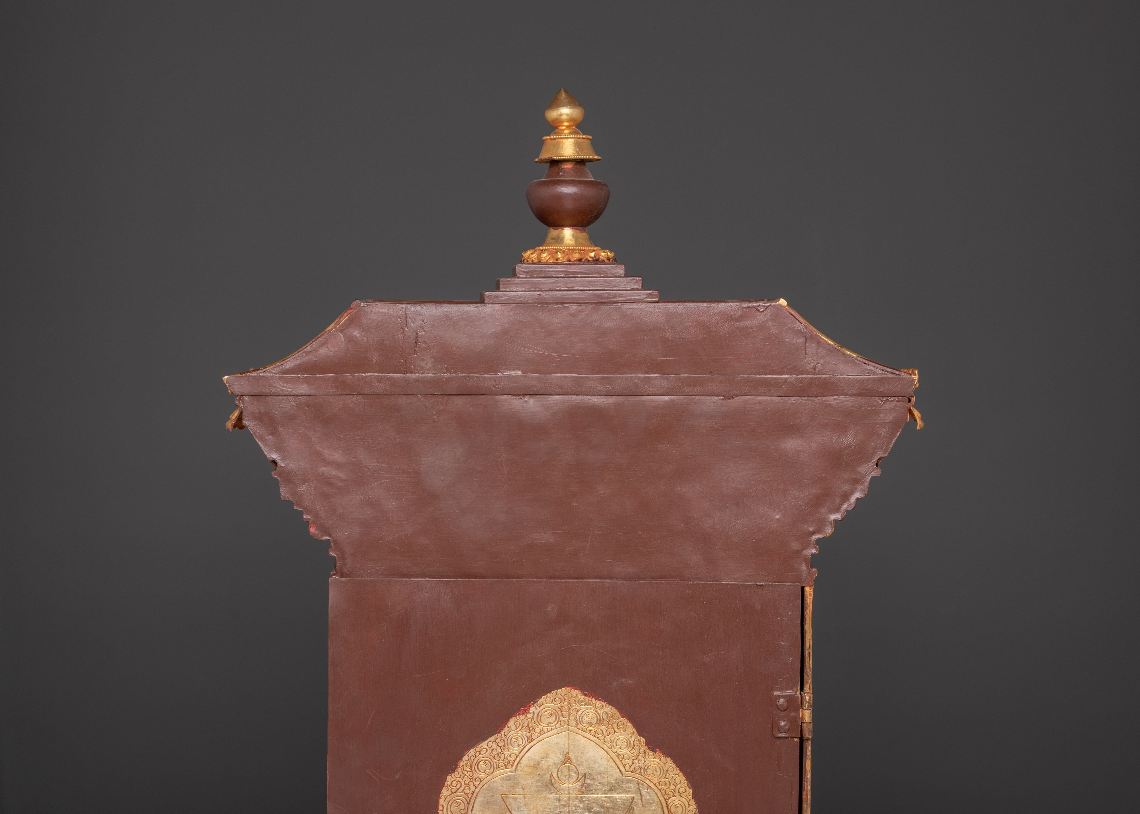 Buddhist Shrine Ghau Box | Kalachakra Altar Reliquary
