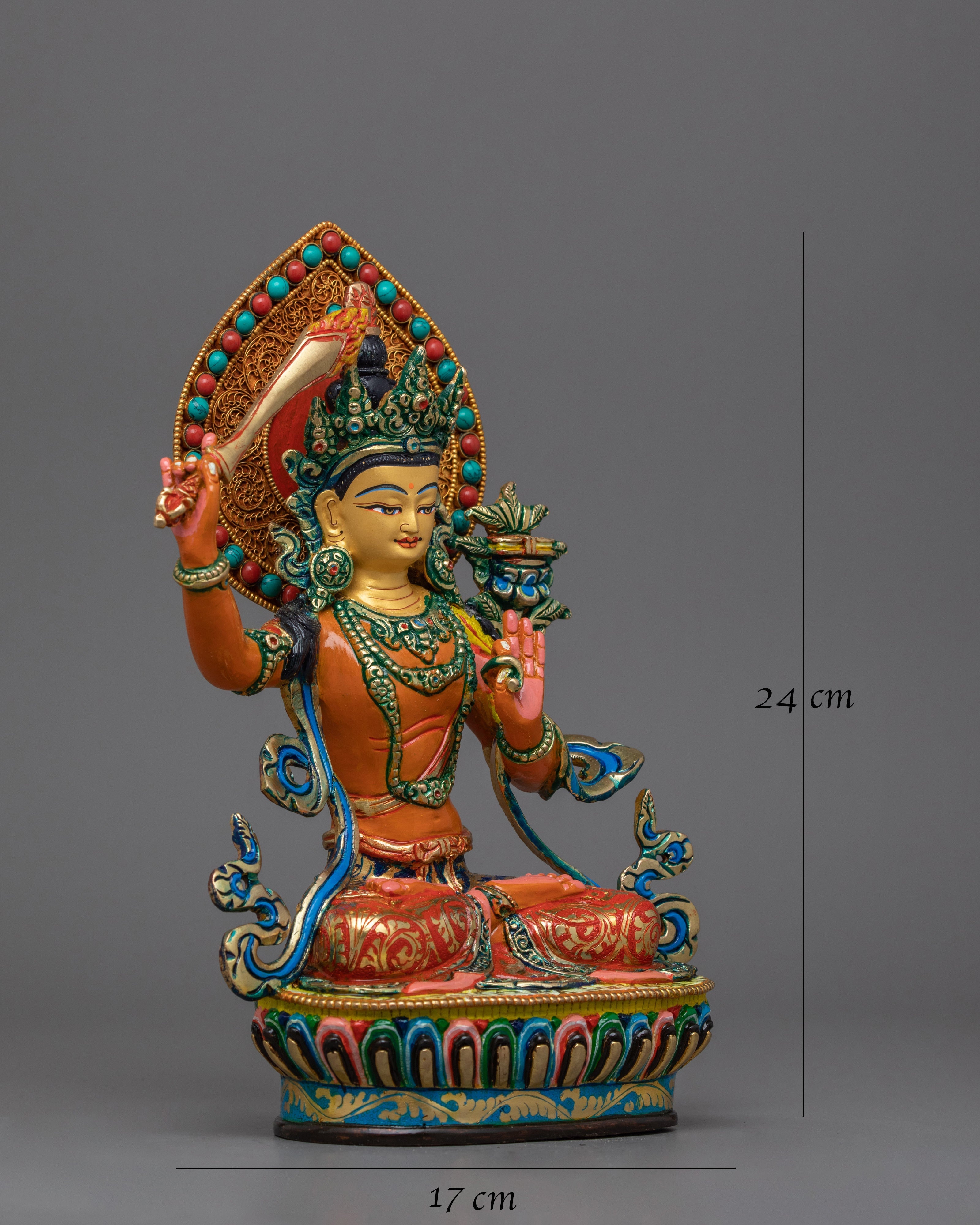 Enlightened Deity Manjushri Figurine