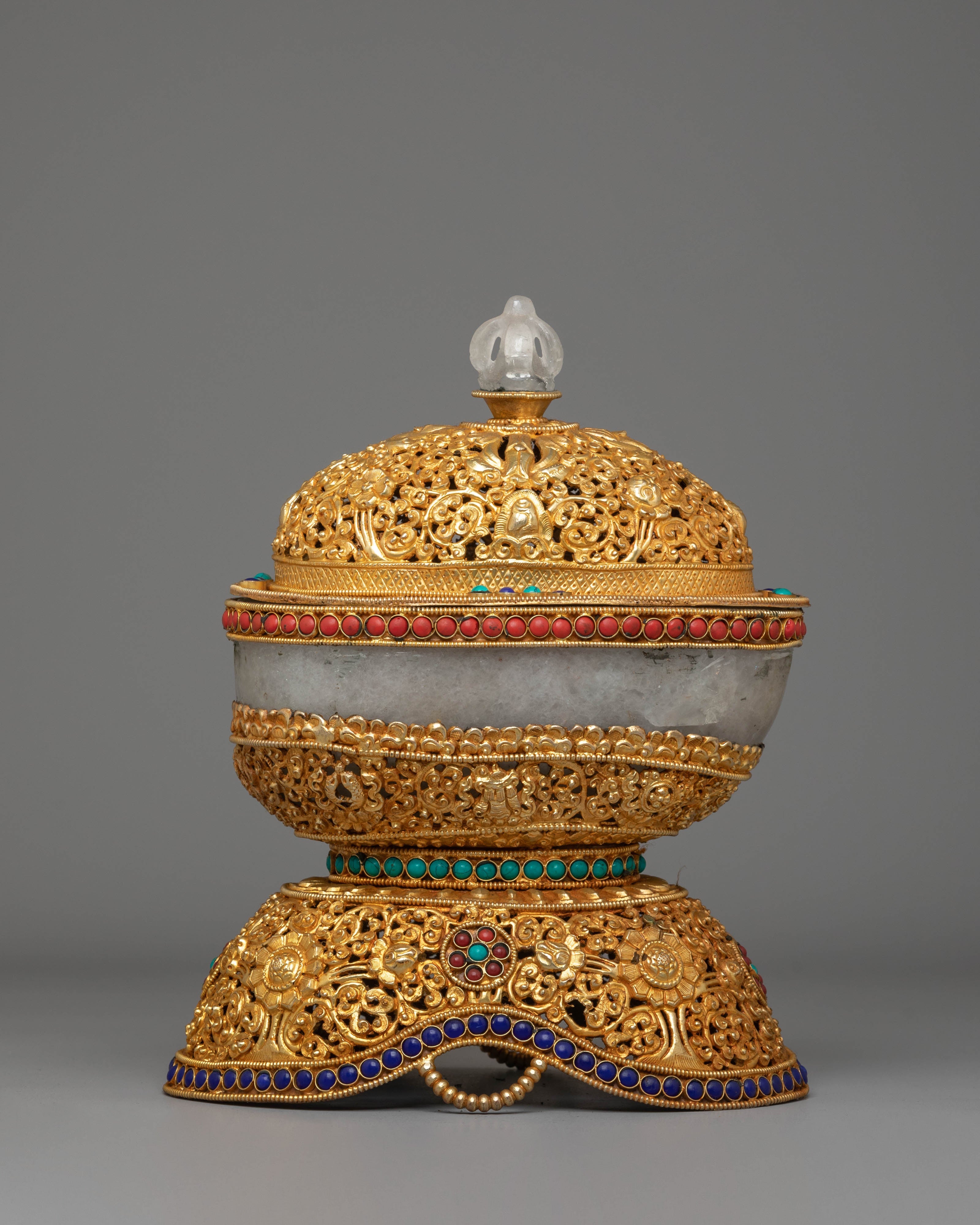 Spiritual Himalayan Kapala | Handcrafted Tibetan Ritual Bowl