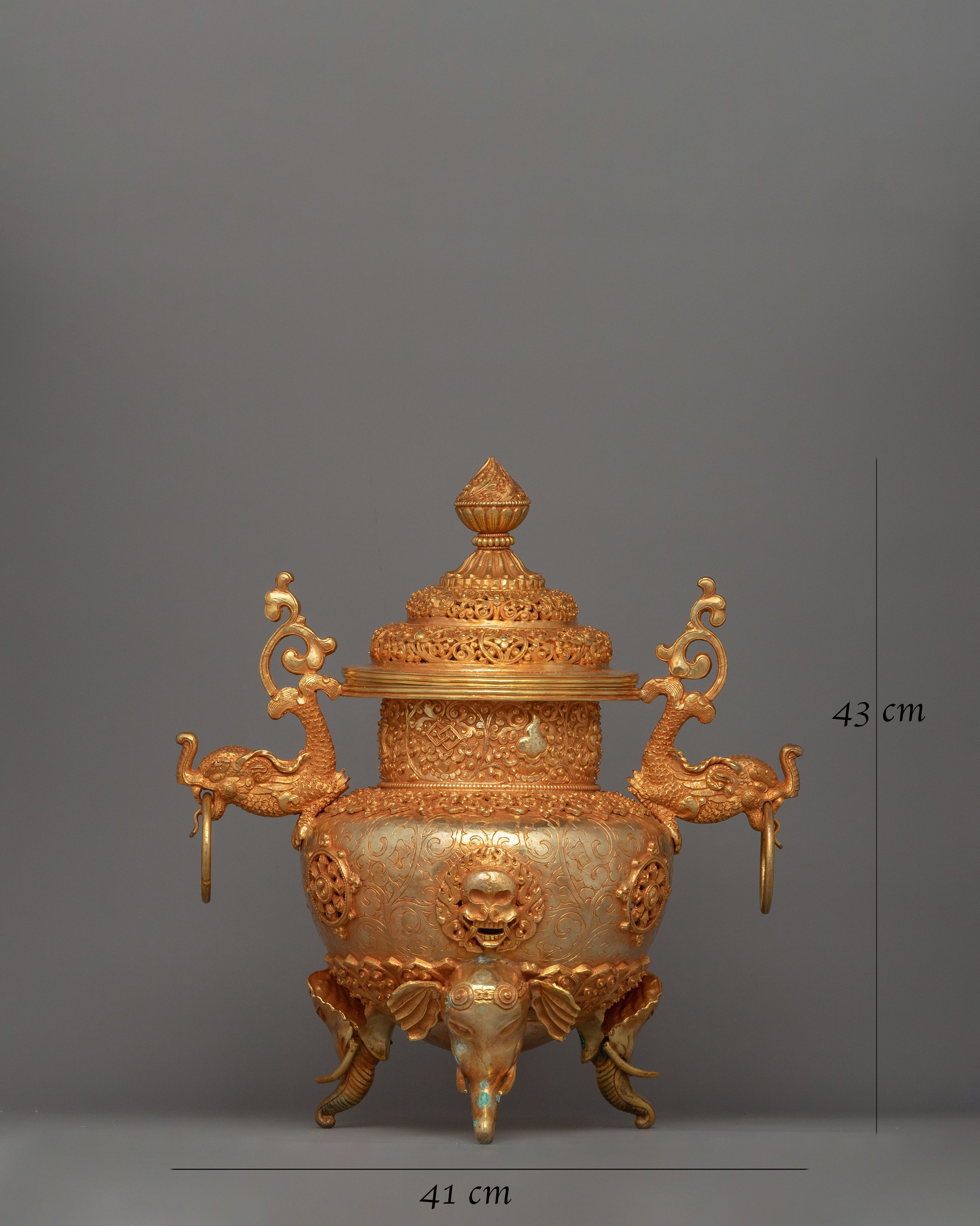 Tibetan Incense Burner | Sacred Meditation Incense Vessel
