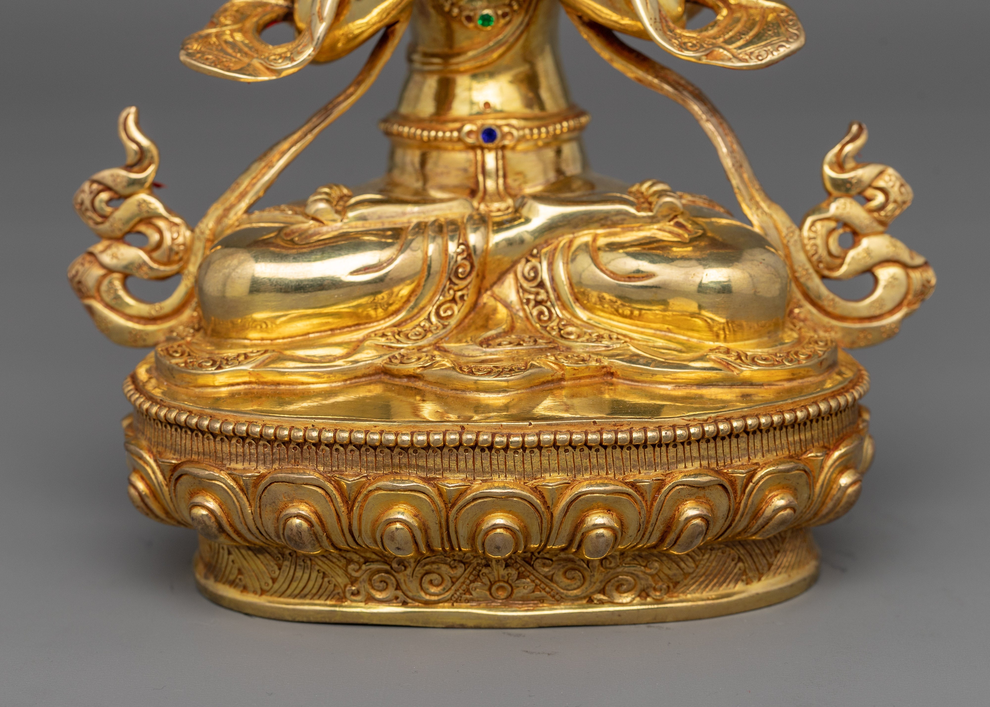 Four-Armed Chenrezig Guan Yin Figurine |  Sculpture of Compassion, Mercy, and Love