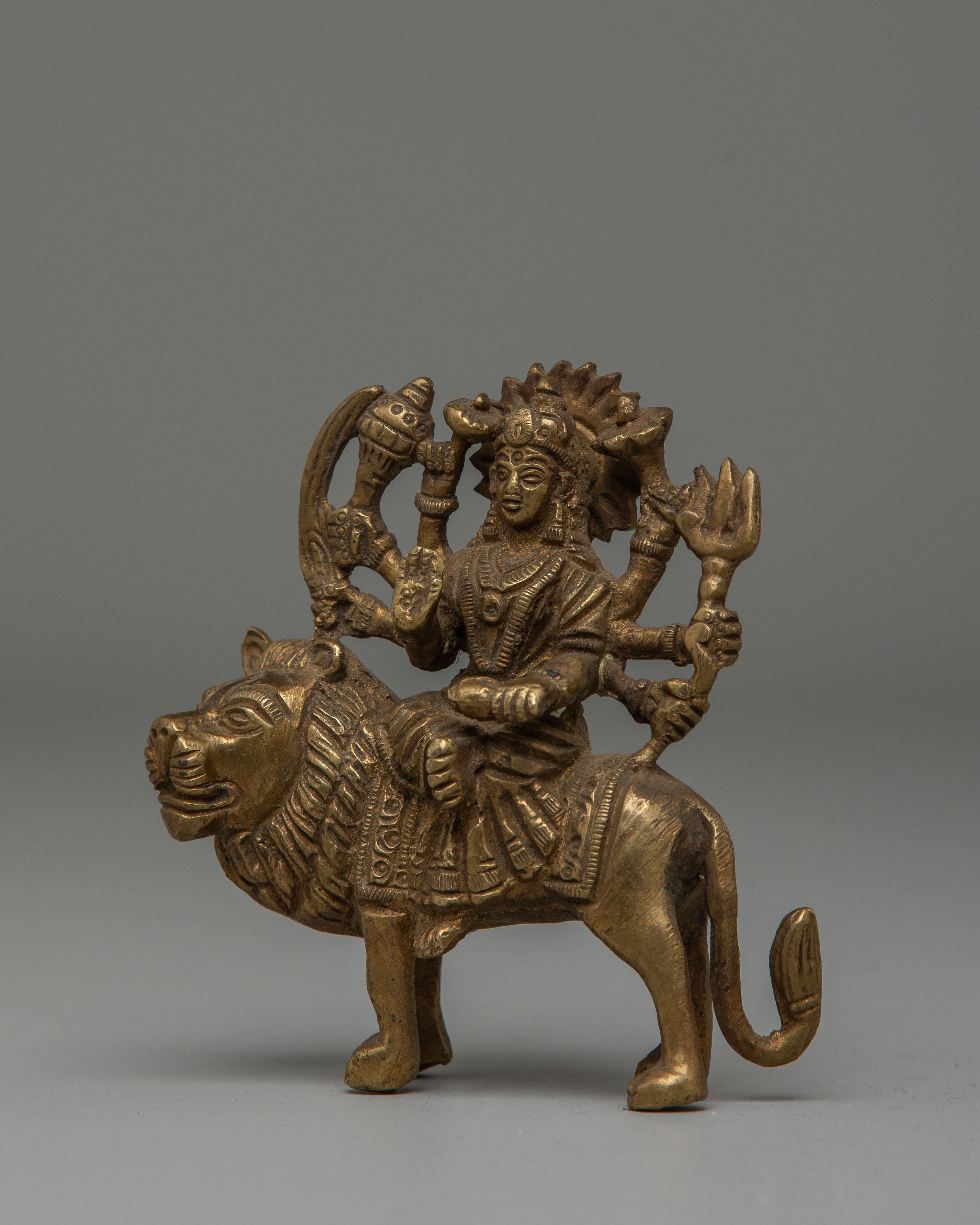 Handmade Brass Durga | Statue Symbol of Protection