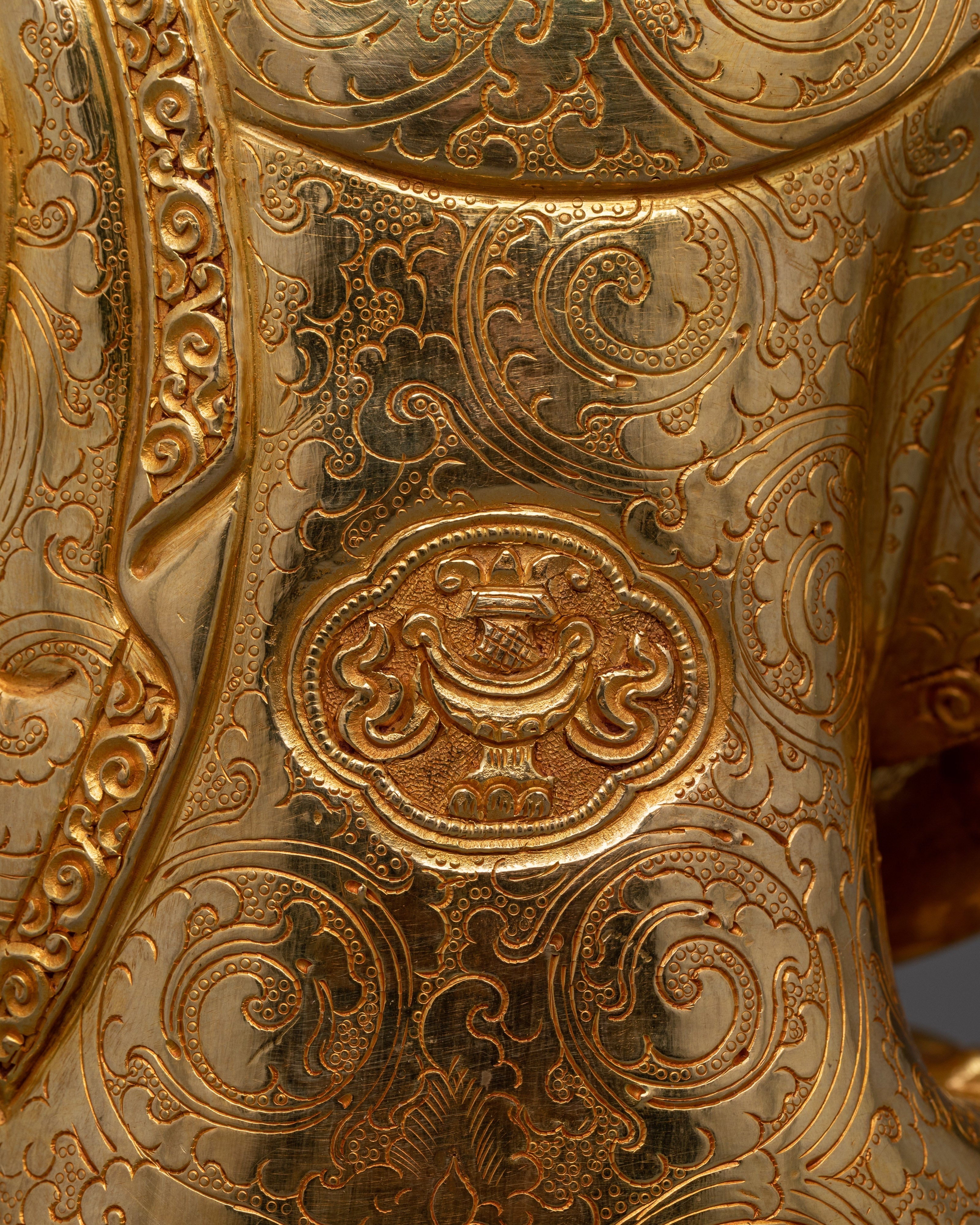 Hand-carved Amitabha Buddha Tibetan Deity | Buddha of Infinite Light Statue