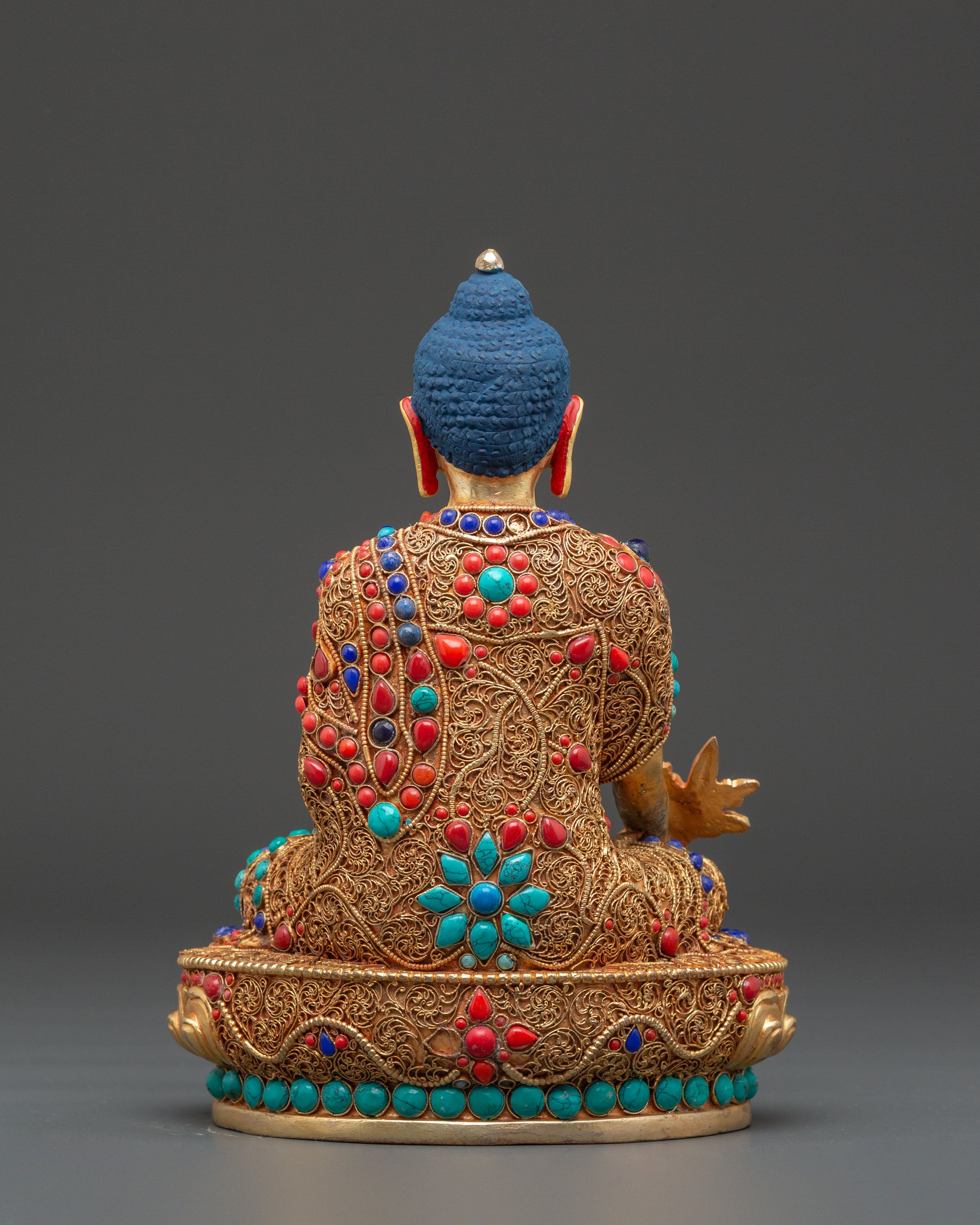 Tibetan Medicine Buddha Figurine | Healing Deity