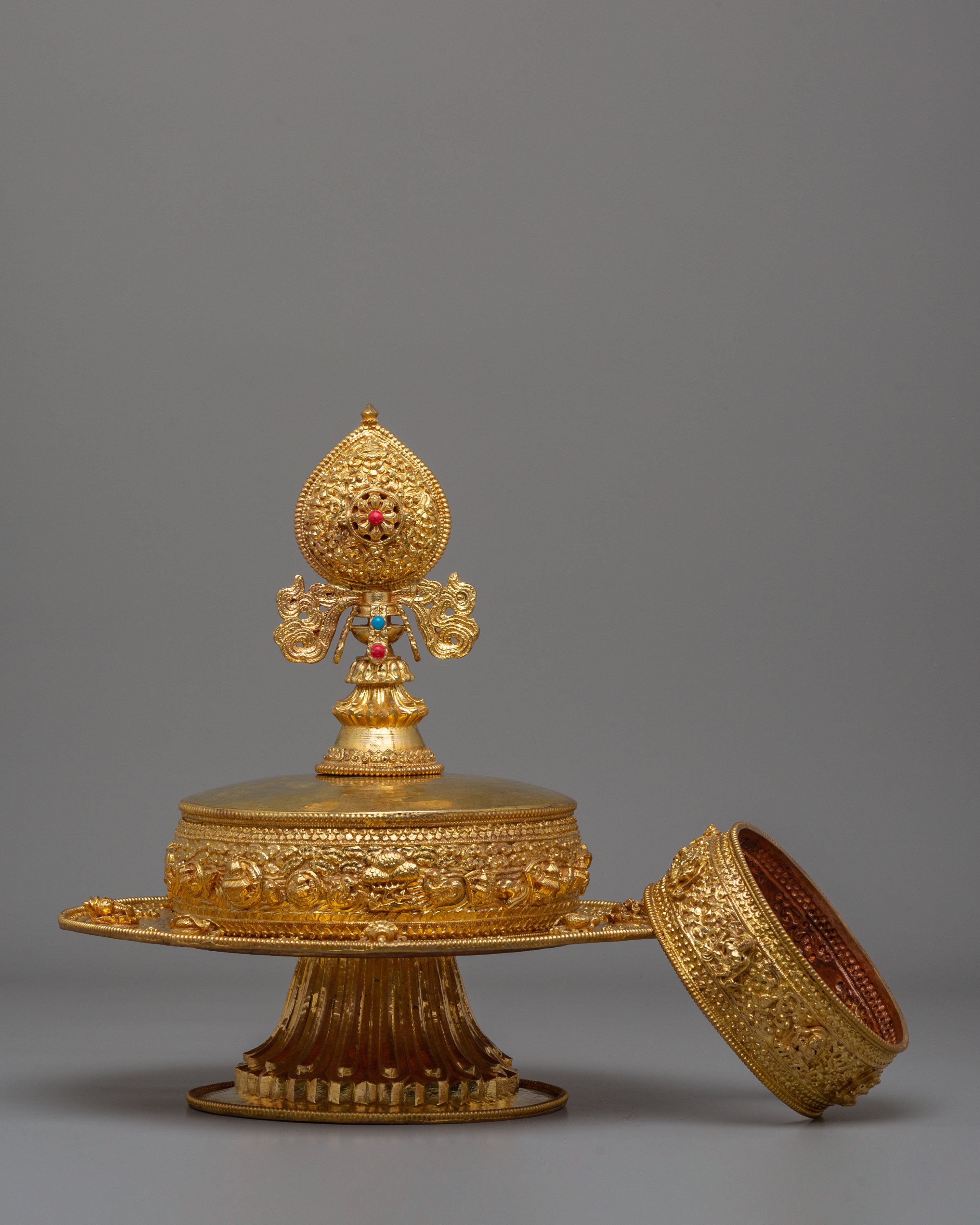 Traditional Offering Mandala | Tibetan Buddhist Offering Vessel