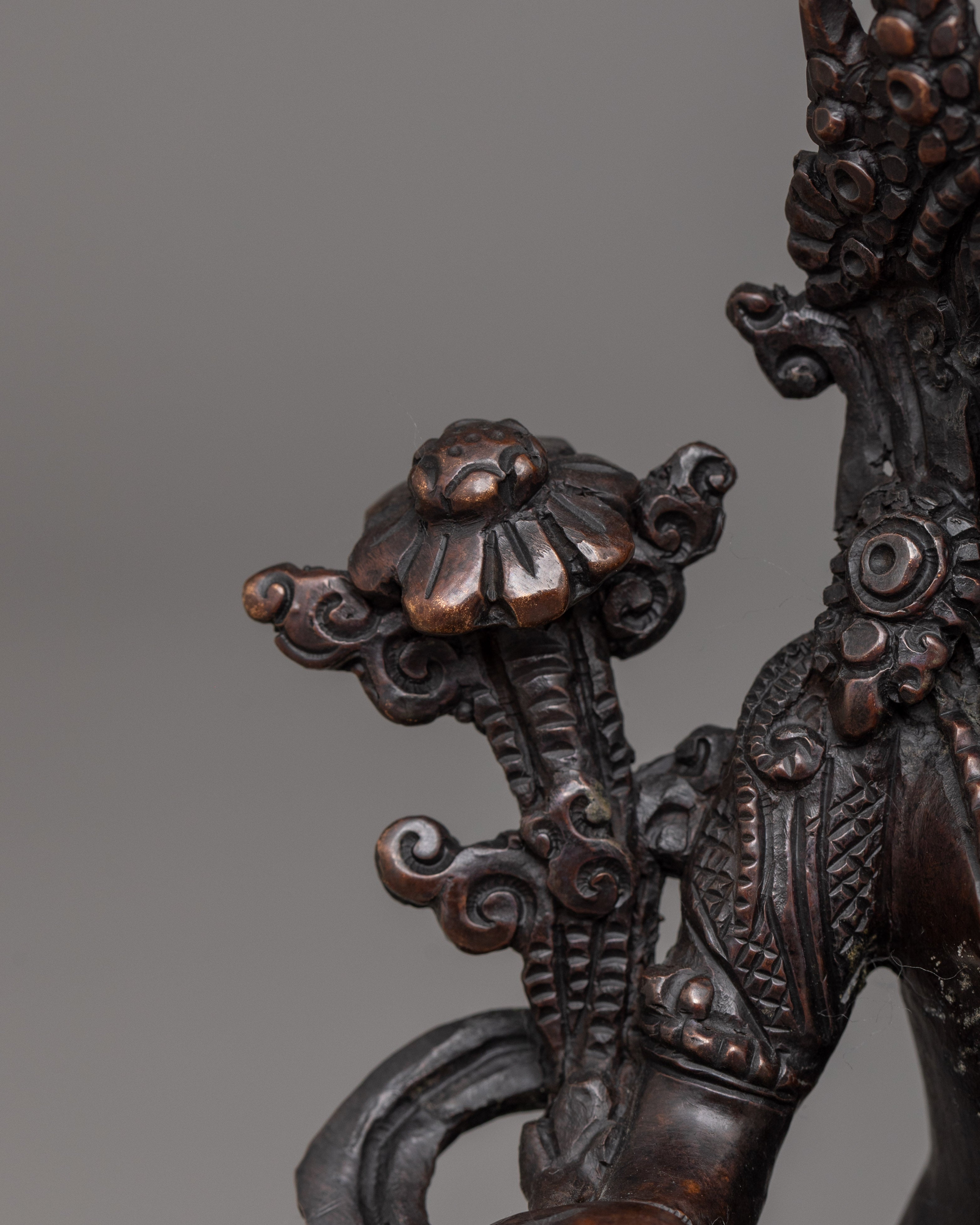 Green Tara Tibetan Goddess Sculpture | Symbol of Compassion and Protection