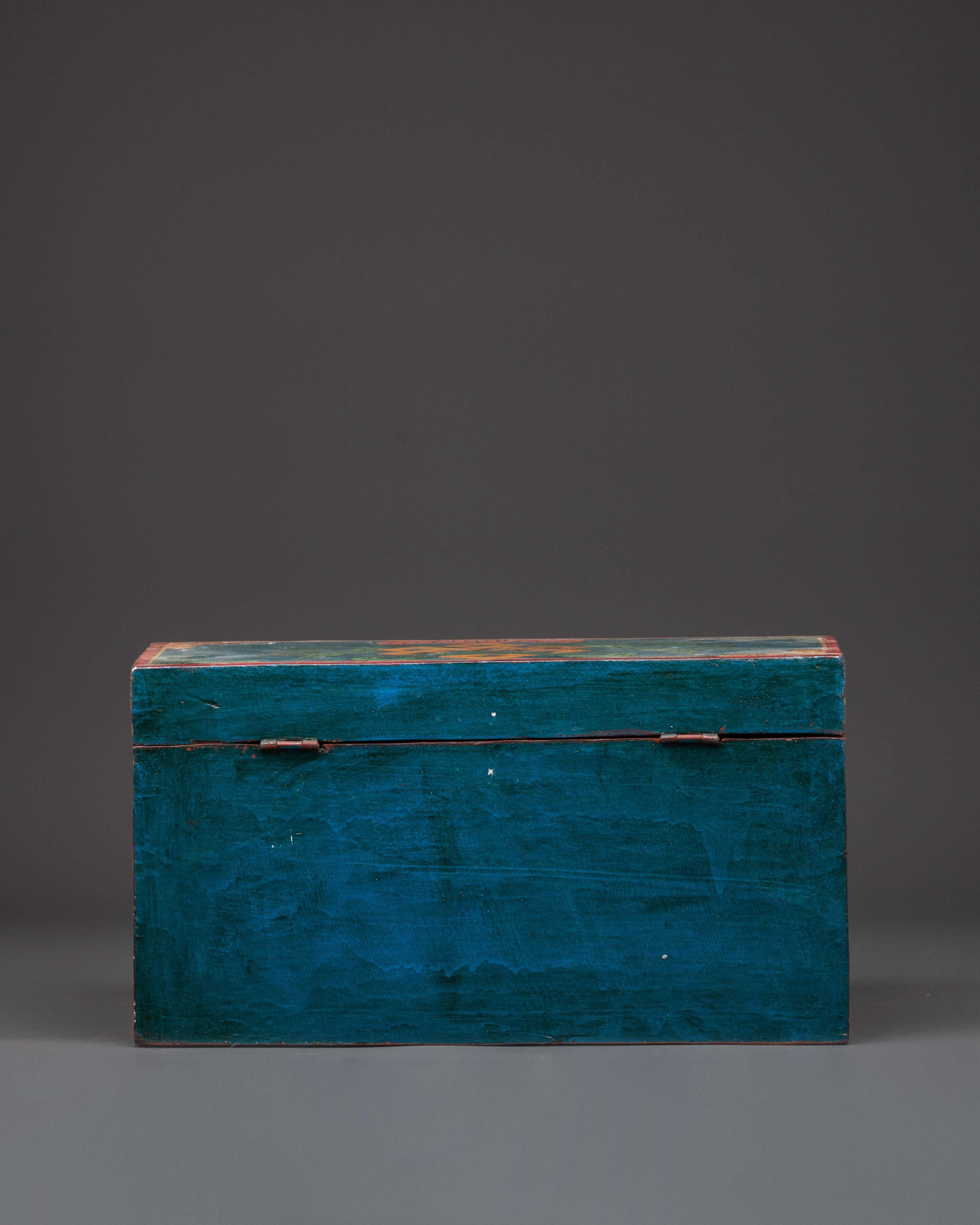 Handcrafted Tibetan Dragon Chest | Spiritual Storage for Temple or Meditation Decor