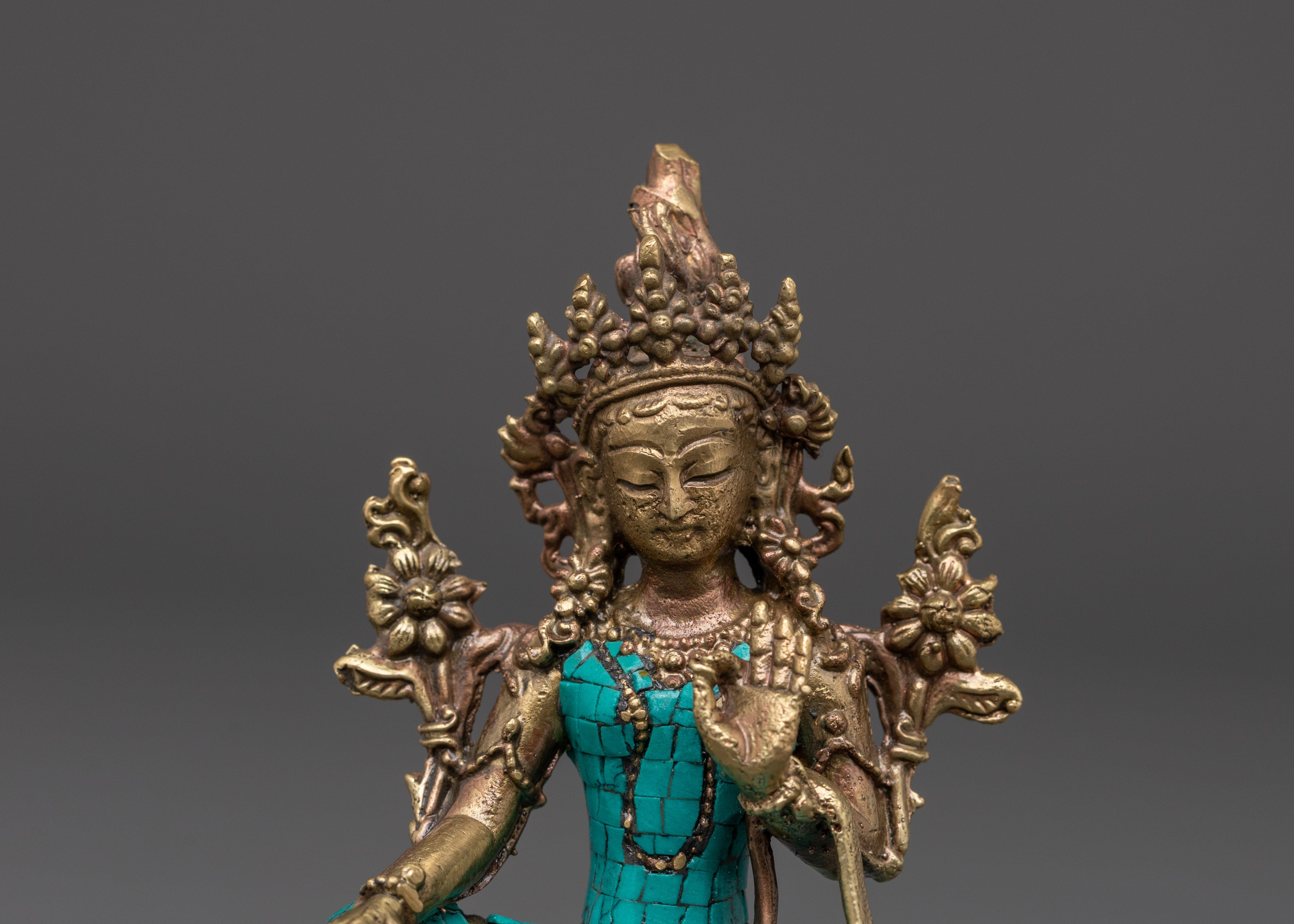 Handmade Green Tara | Tibetan Buddhist Deity