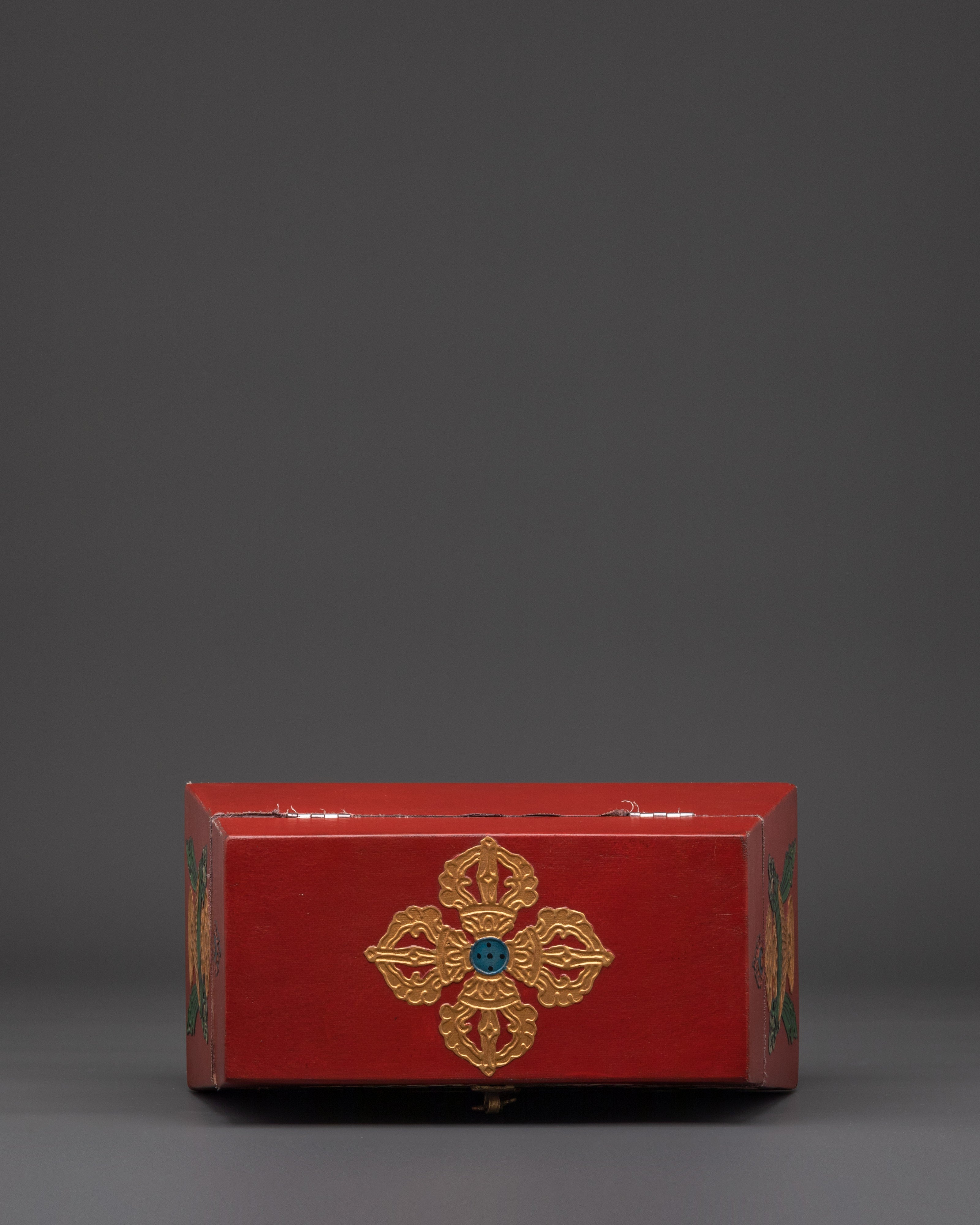 Handcrafted Tibetan Jewelry Box | Spiritual Feng Shui Decorative Artifact Decor