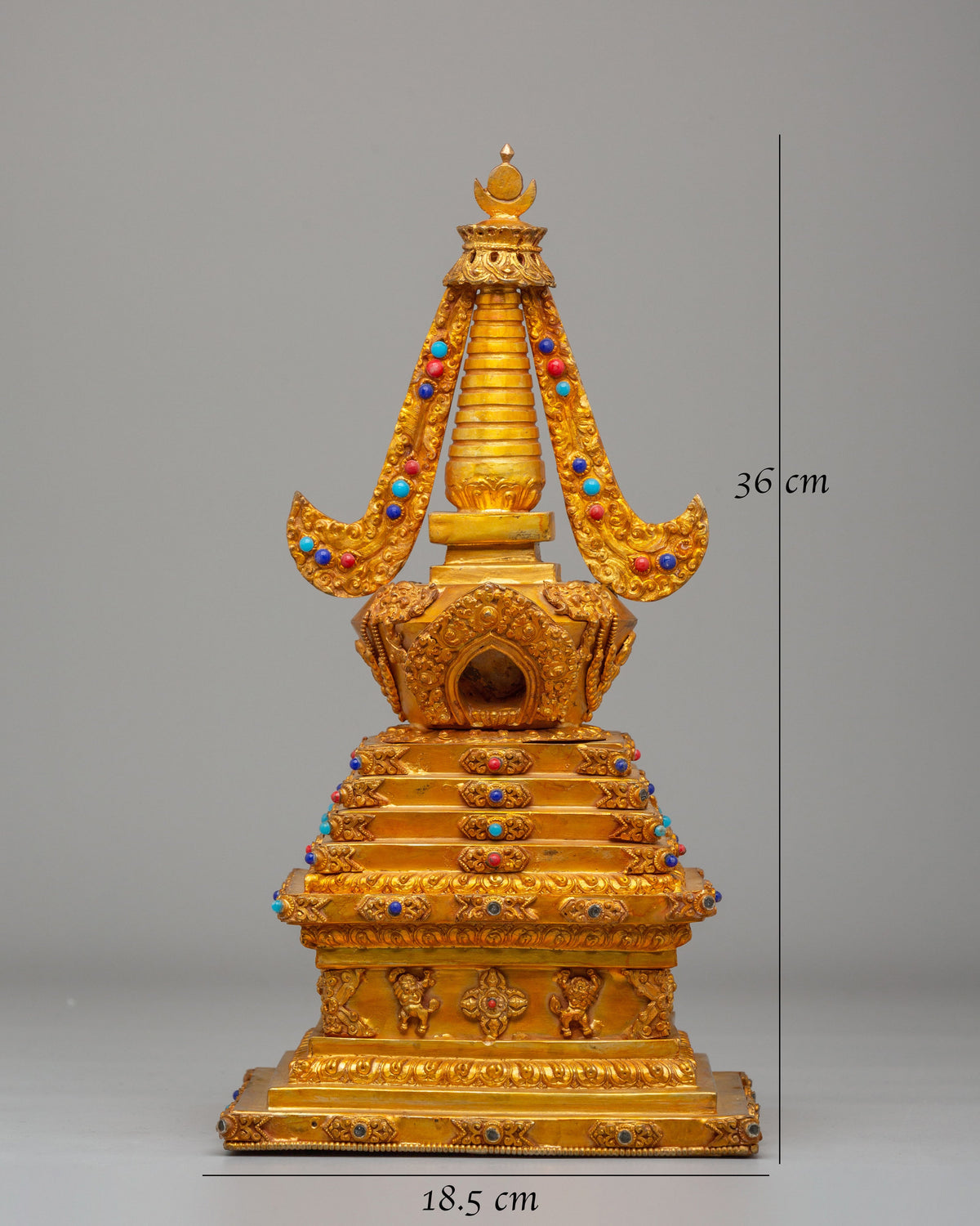 Spiritual Buddhist Enlightenment Stupa | Sacred Symbol of Awakening