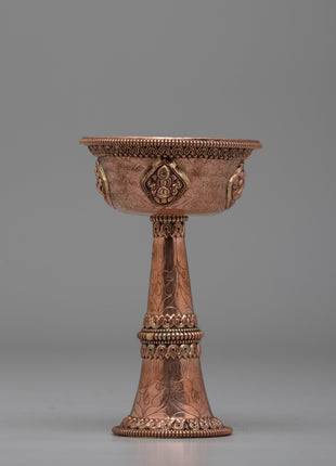 Traditional Buddhist Offering Serkyem | Handcrafted Sacred Tool for Spiritual Ceremonies
