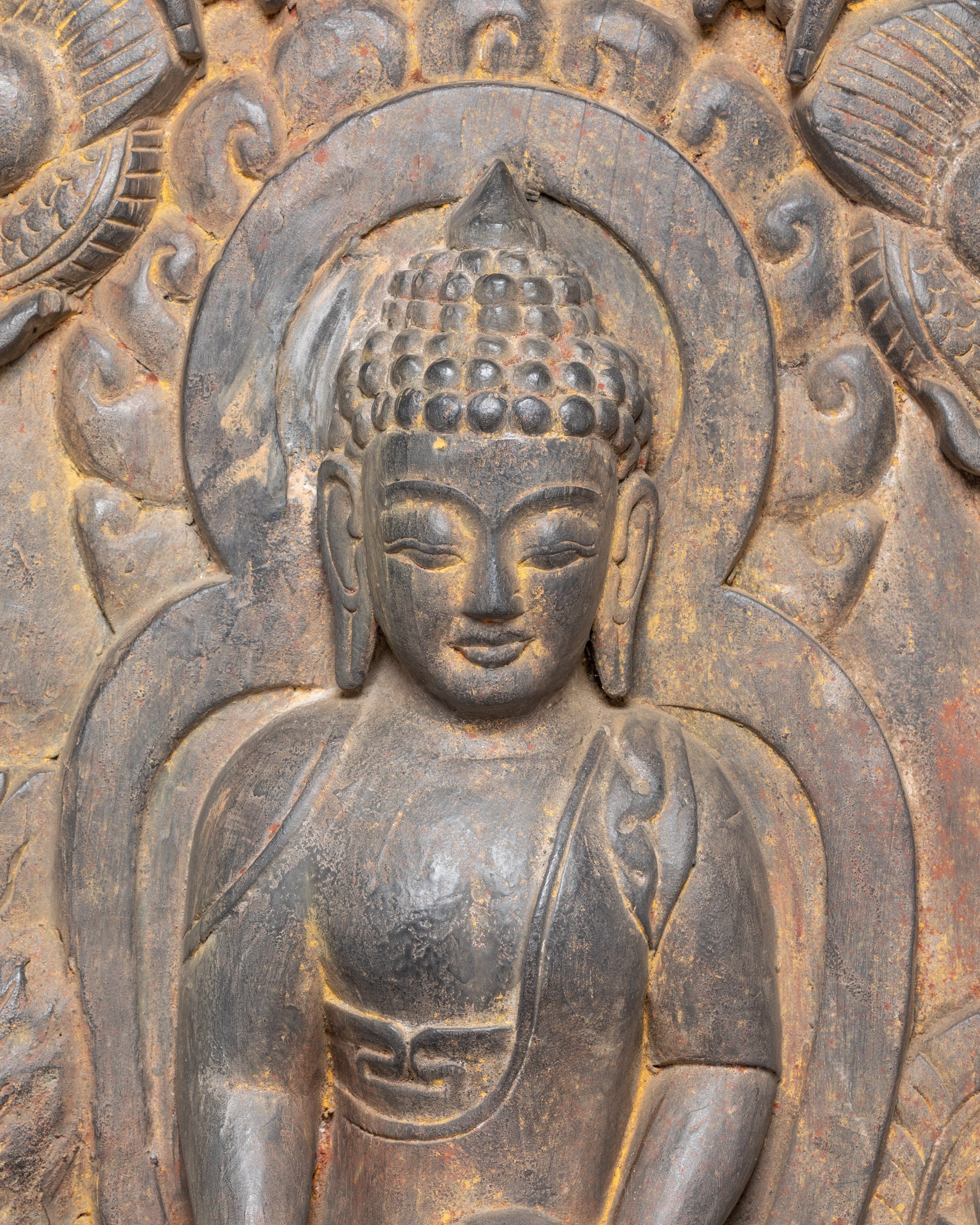Shakyamuni Buddha Wooden Sculpture | Historical Buddha